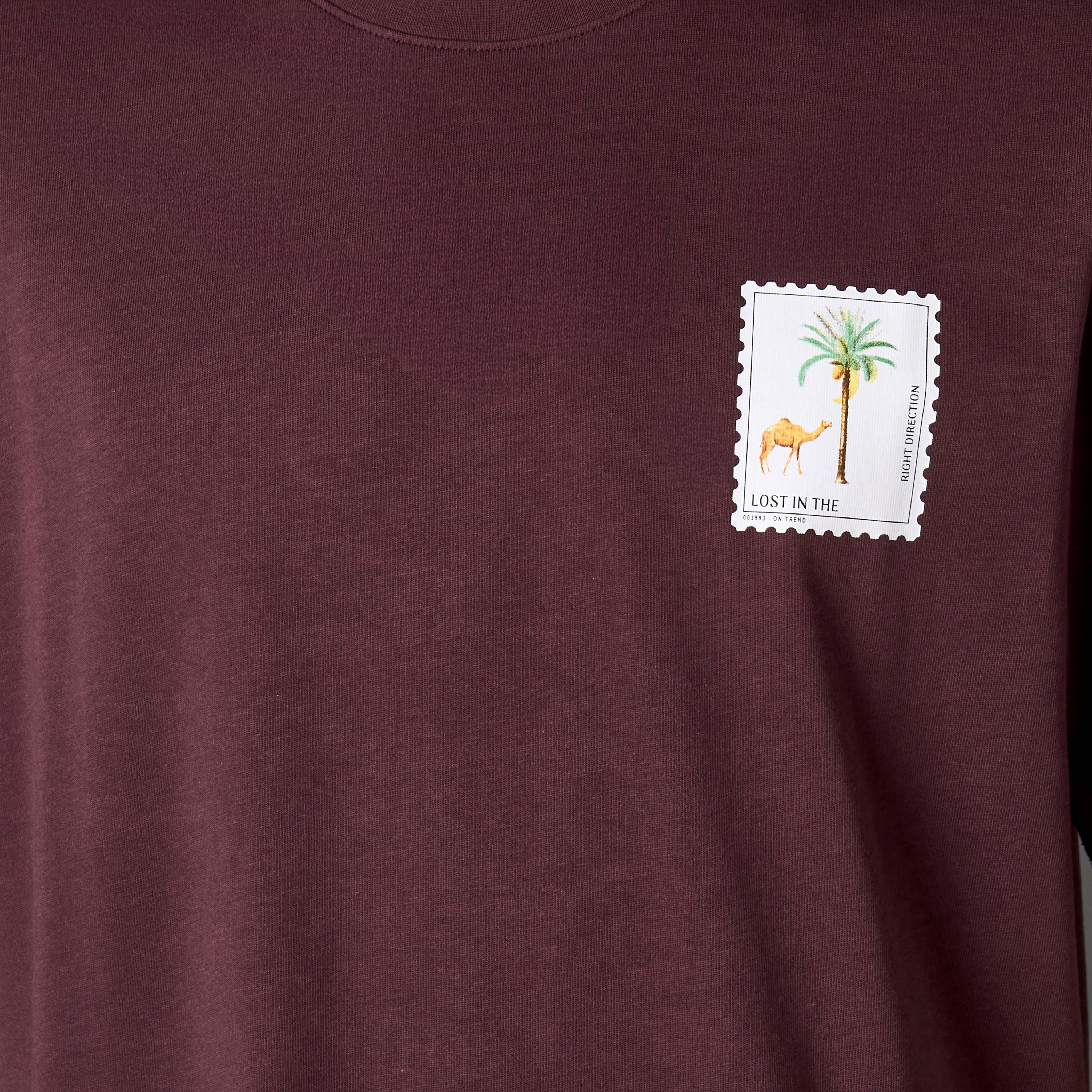 Men Regular Fit Crew Neck Short Sleeve Printed T-shirt-men-clothing-tshirtsandpolos-tshirts-image-2
