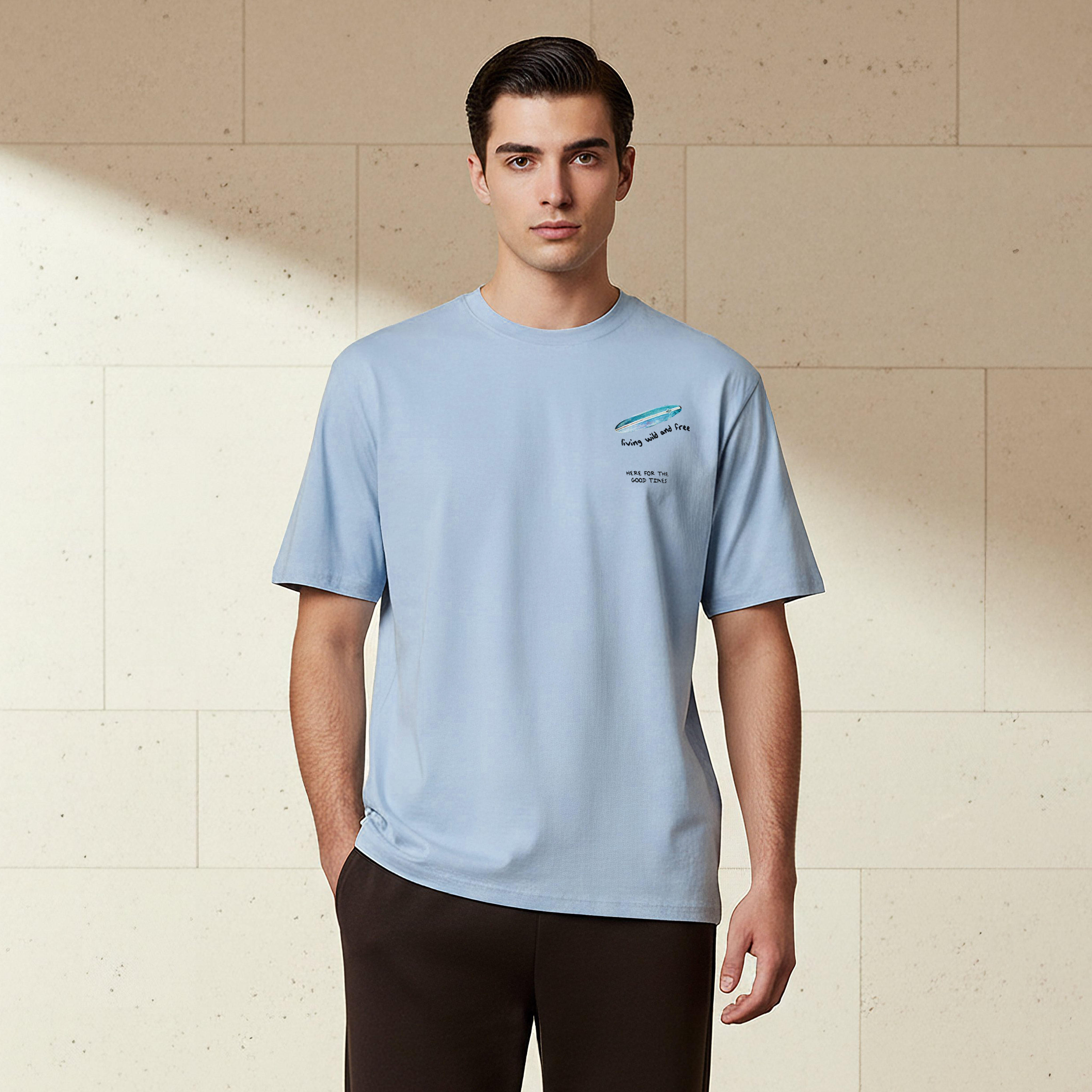 Men Regular Fit Crew Neck Short Sleeves Graphic Print T-shirt-PROMO_SP_AE_2FOR59_110625-image-1