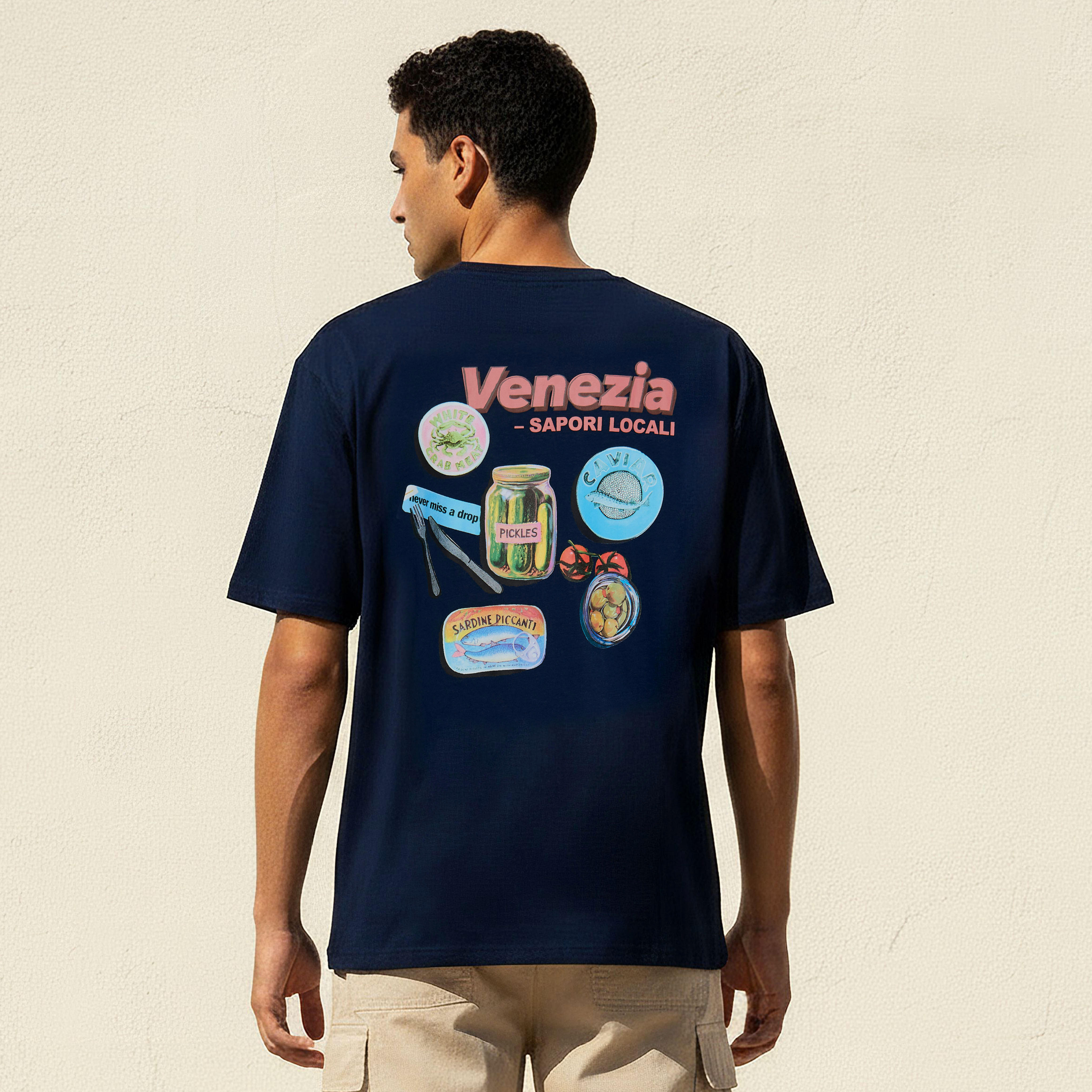 Men Regular Fit Crew Neck Short Sleeves Venezia Graphic Print T-shirt-PROMO_SP_AE_2FOR59_110625-image-4