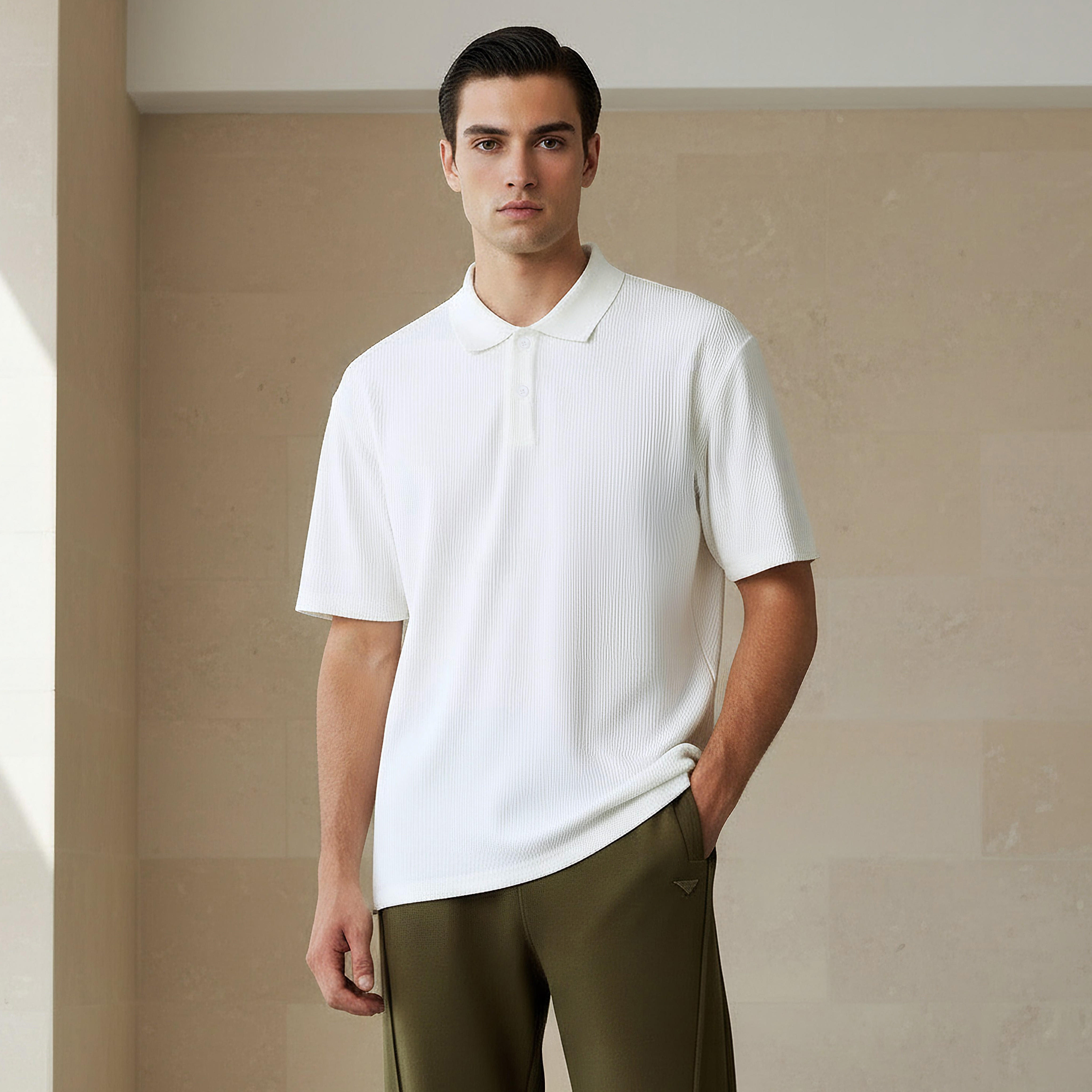 Men Short Sleeves Textured Polo T-shirt-men-clothing-tshirtsandpolos-polos-image-5