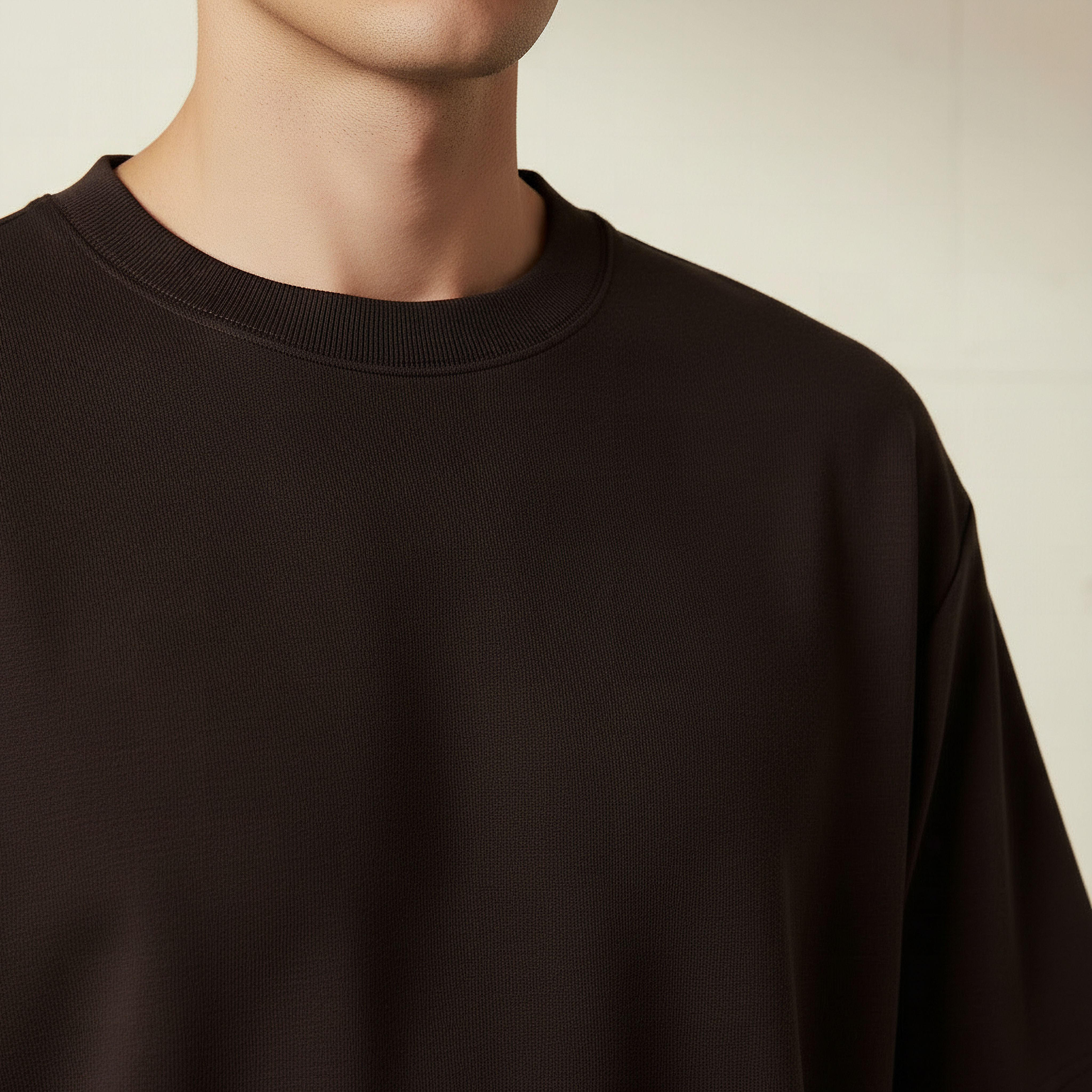 Men Regular Fit Crew Neck Short Sleeve T-shirt-men-clothing-coordsets-image-2