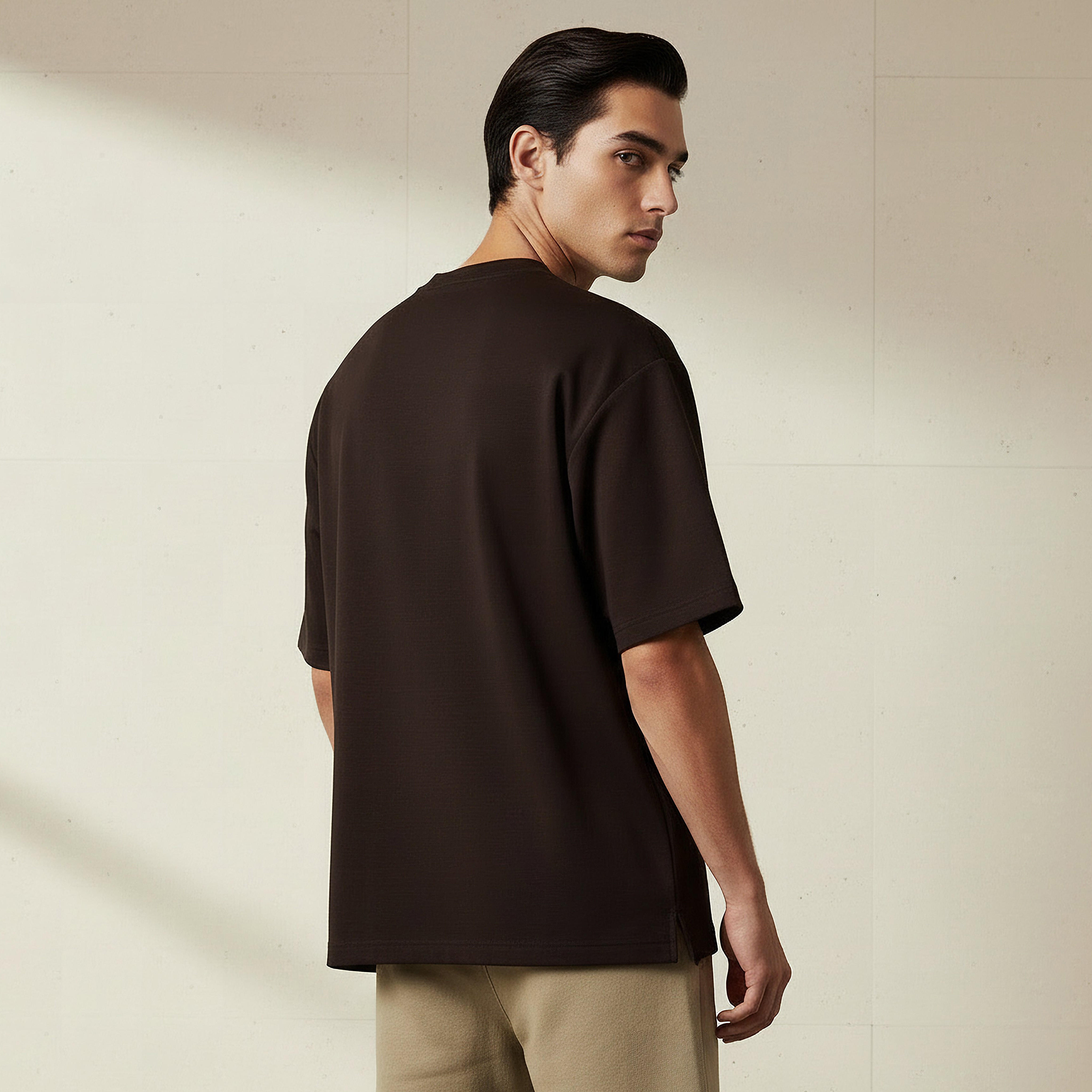 Men Regular Fit Crew Neck Short Sleeve T-shirt-men-clothing-coordsets-image-4