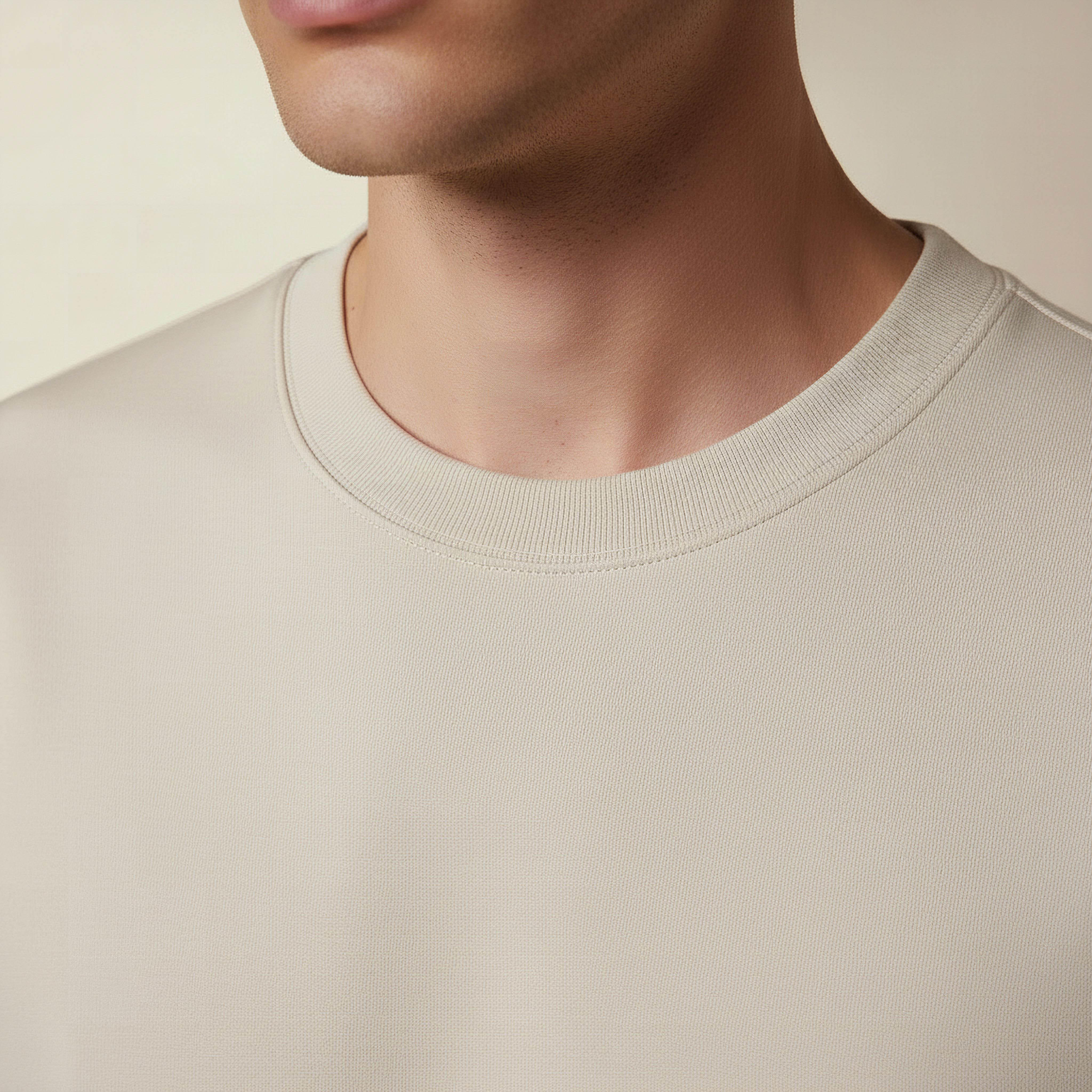 Men Regular Fit Crew Neck Short Sleeve T-shirt-men-clothing-coordsets-image-2