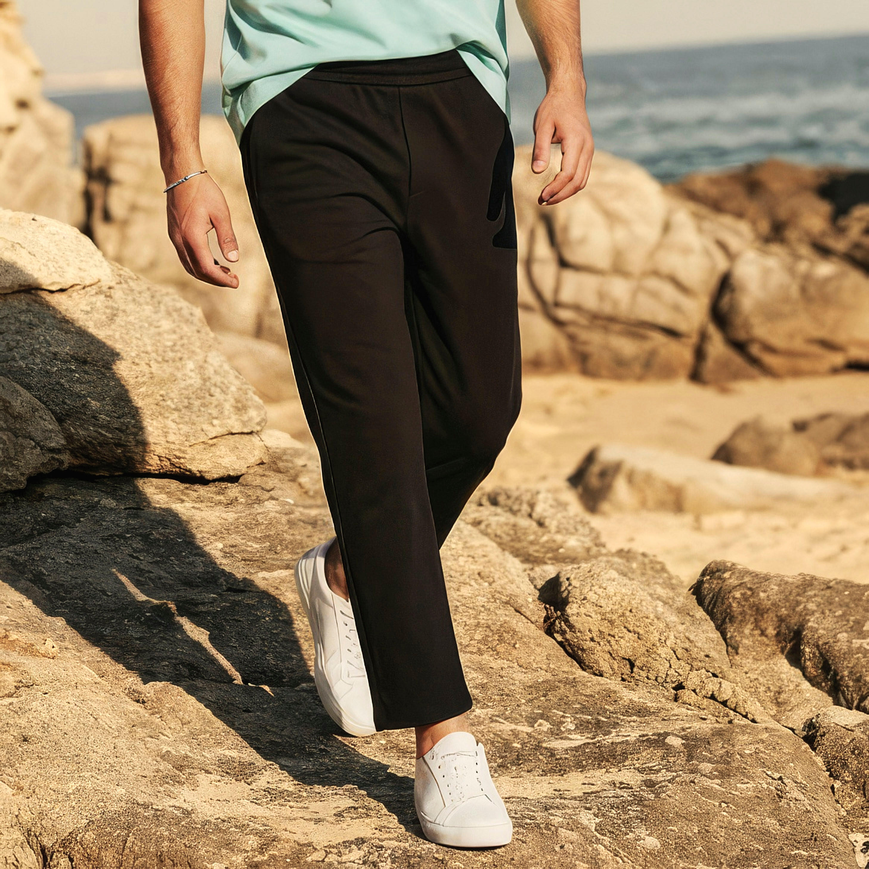 بنطلون رياضي رجالي مريح بجيوب-men-clothing-bottoms-joggers-image-1