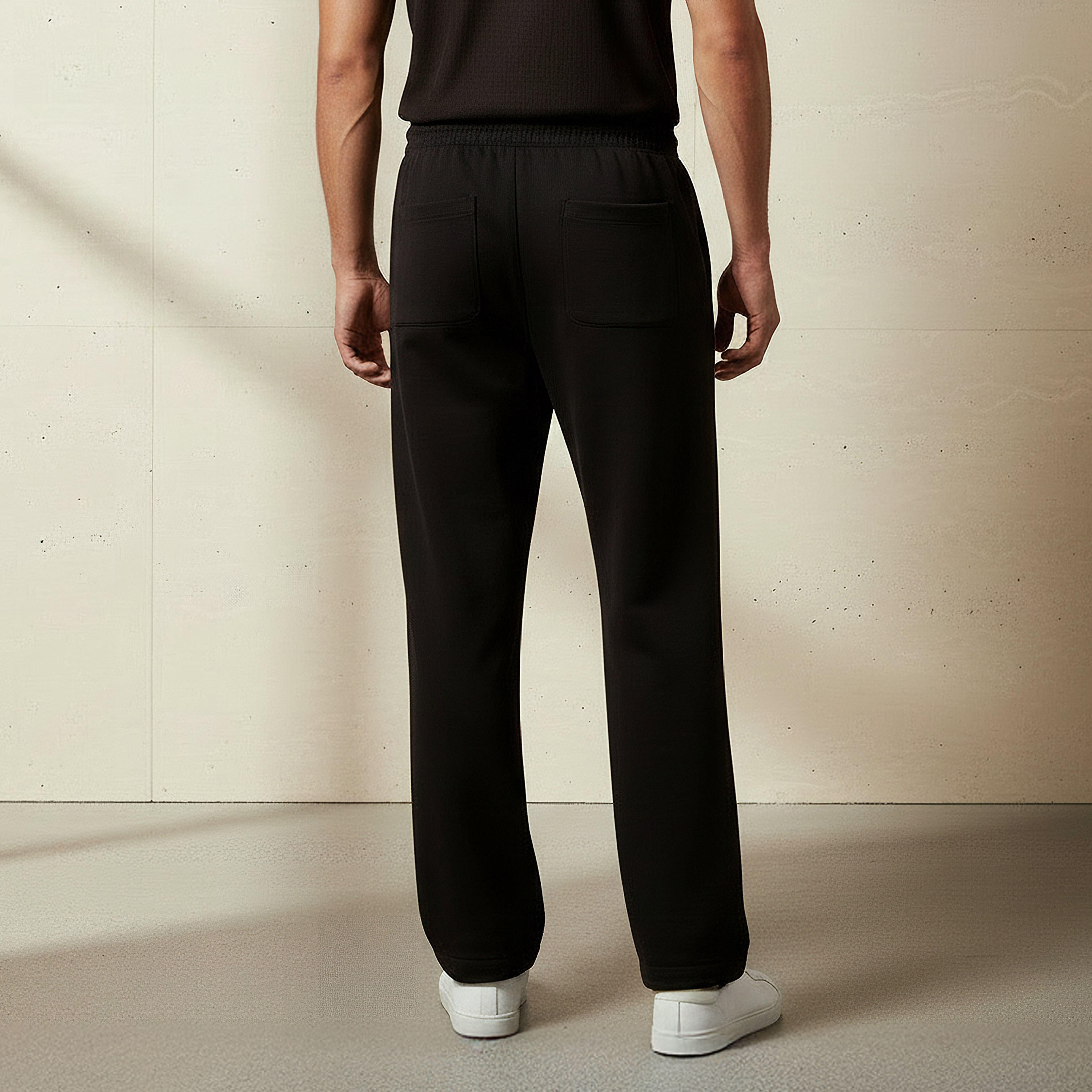 Men Relaxed Fit Flexi Waist Track Pants-men-clothing-bottoms-joggers-image-3
