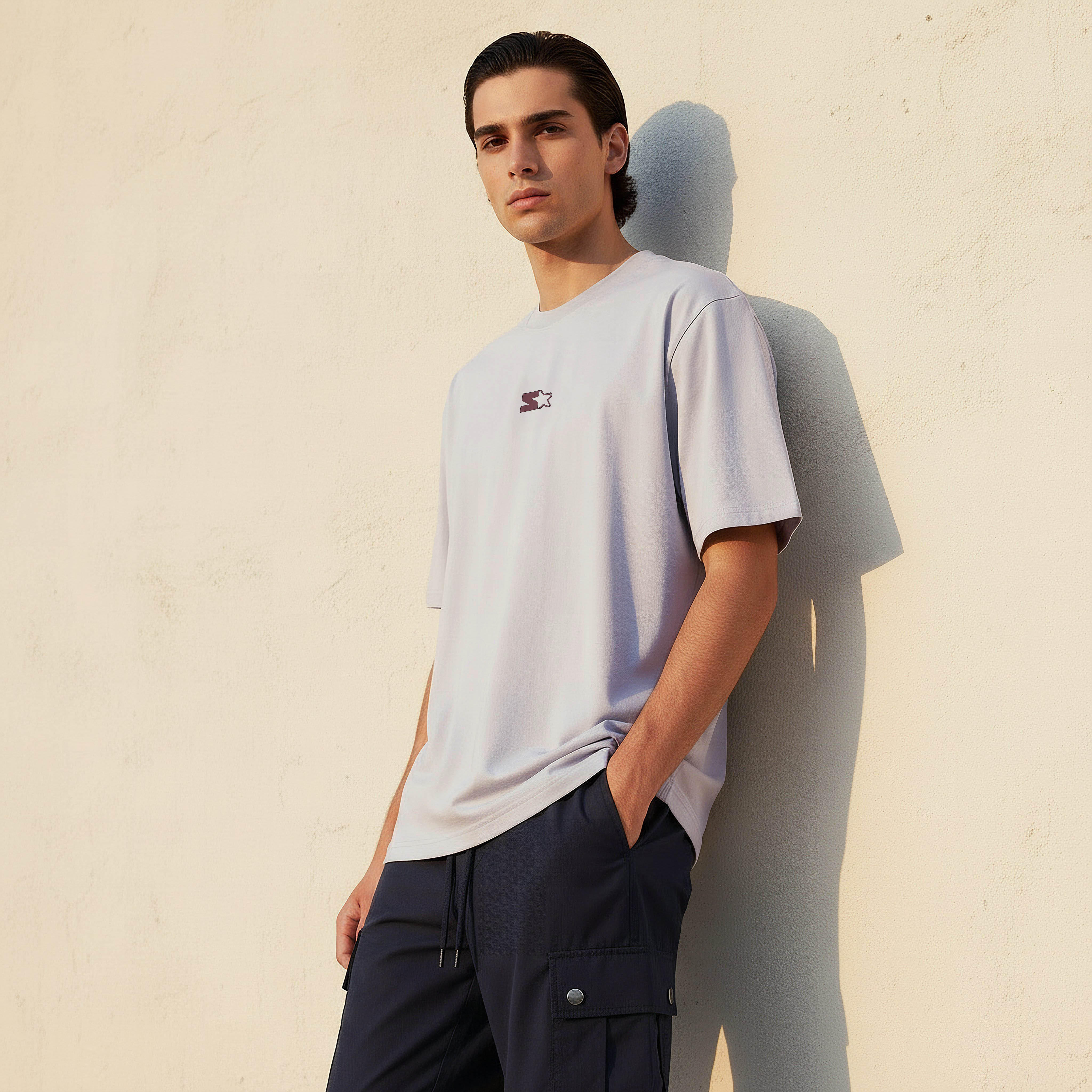 Starter Men Regular Fit Crew Neck Short Sleeves Logo Print T-shirt-men-clothing-tshirtsandpolos-tshirts-image-1