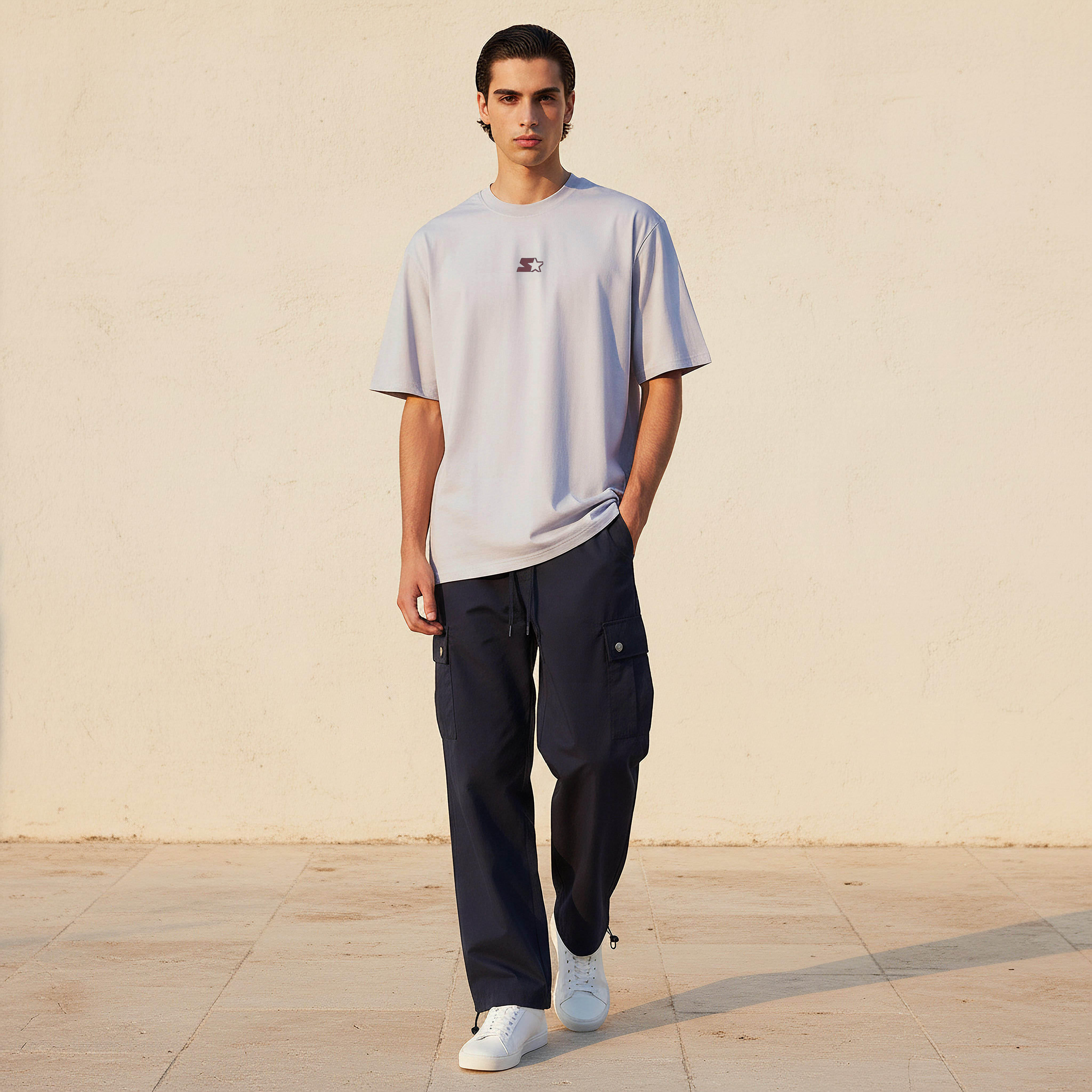 Starter Men Regular Fit Crew Neck Short Sleeves Logo Print T-shirt-men-clothing-tshirtsandpolos-tshirts-image-3
