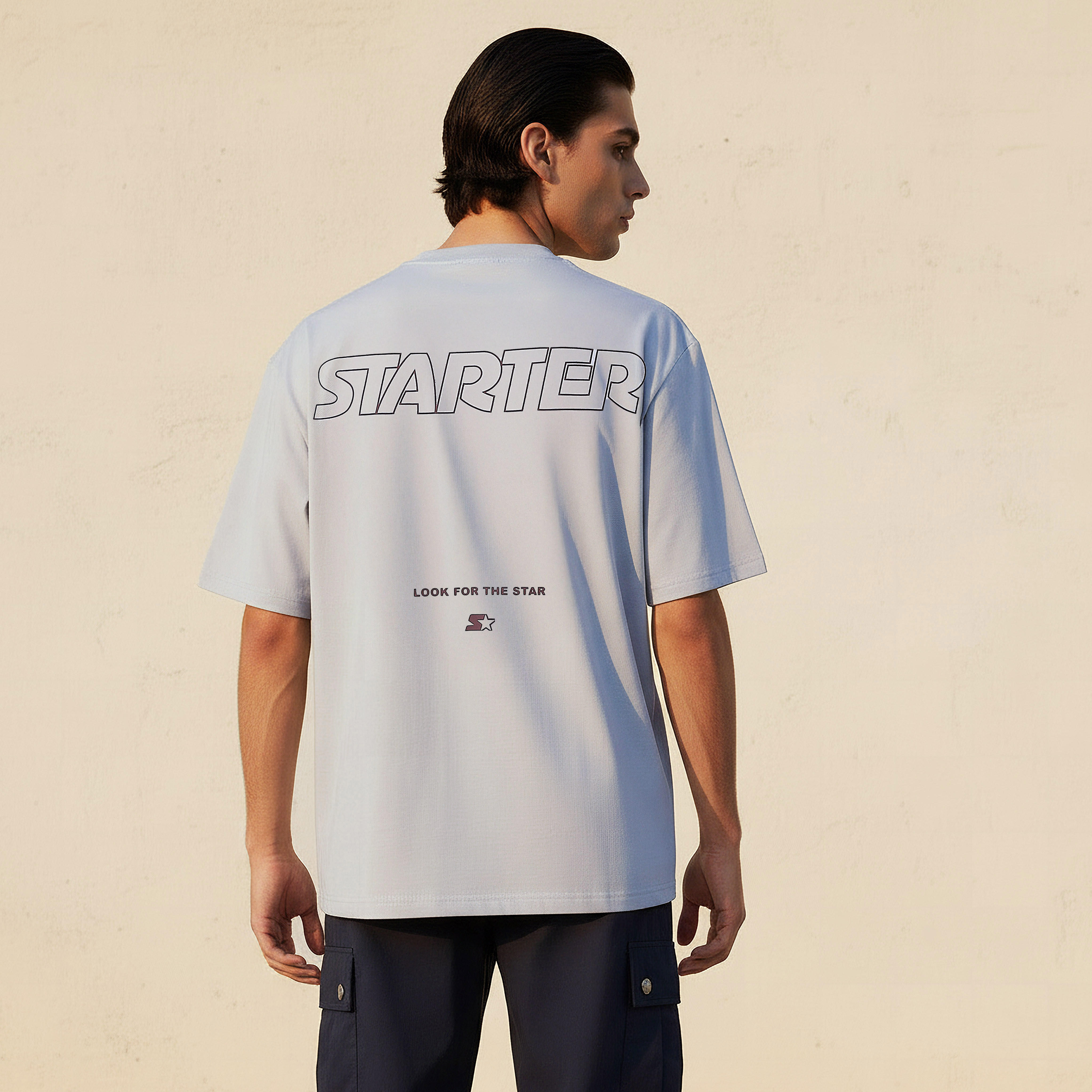 Starter Men Regular Fit Crew Neck Short Sleeves Logo Print T-shirt-men-clothing-tshirtsandpolos-tshirts-image-4