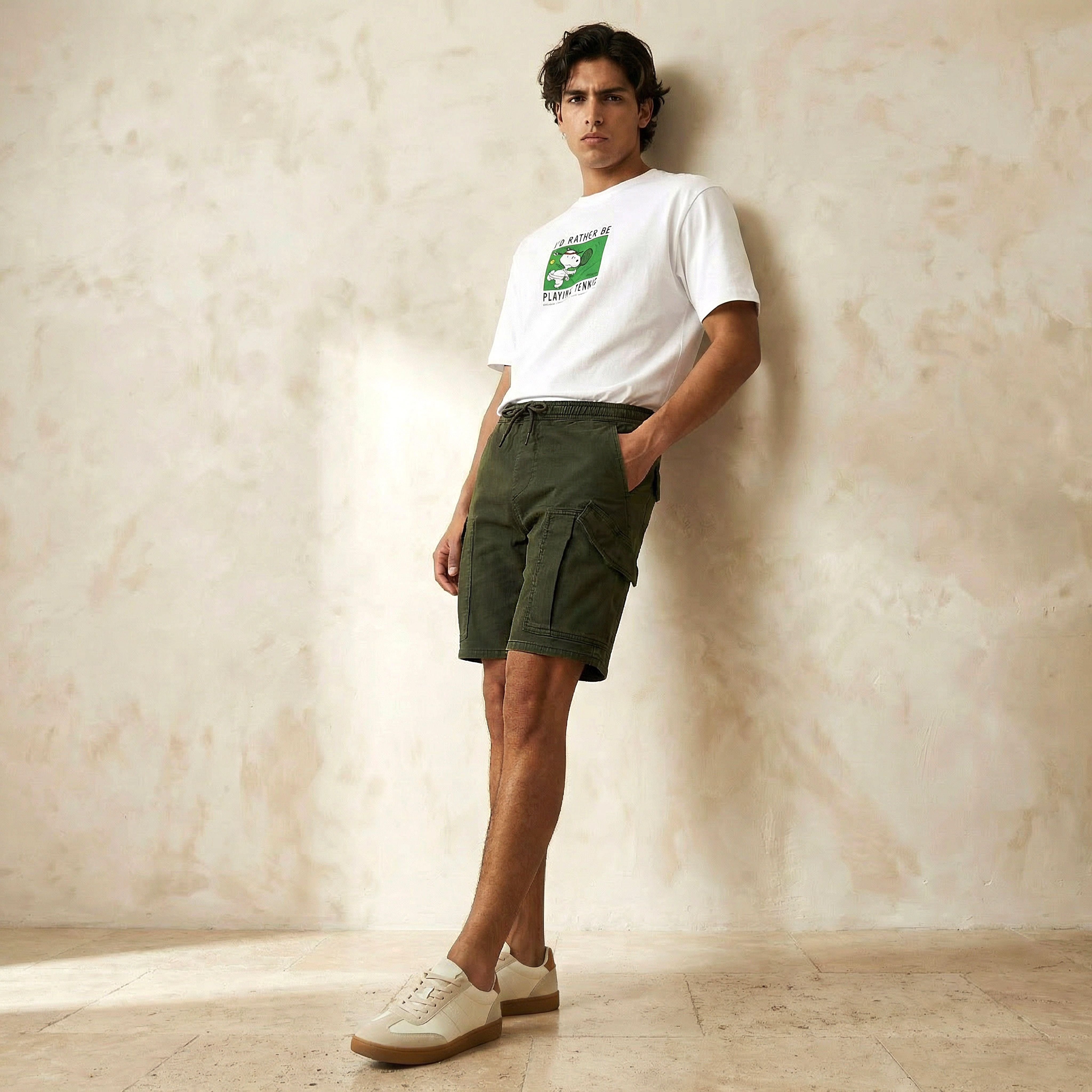 Men Regular Fit Cargo Shorts-men-clothing-bottoms-shorts-image-3