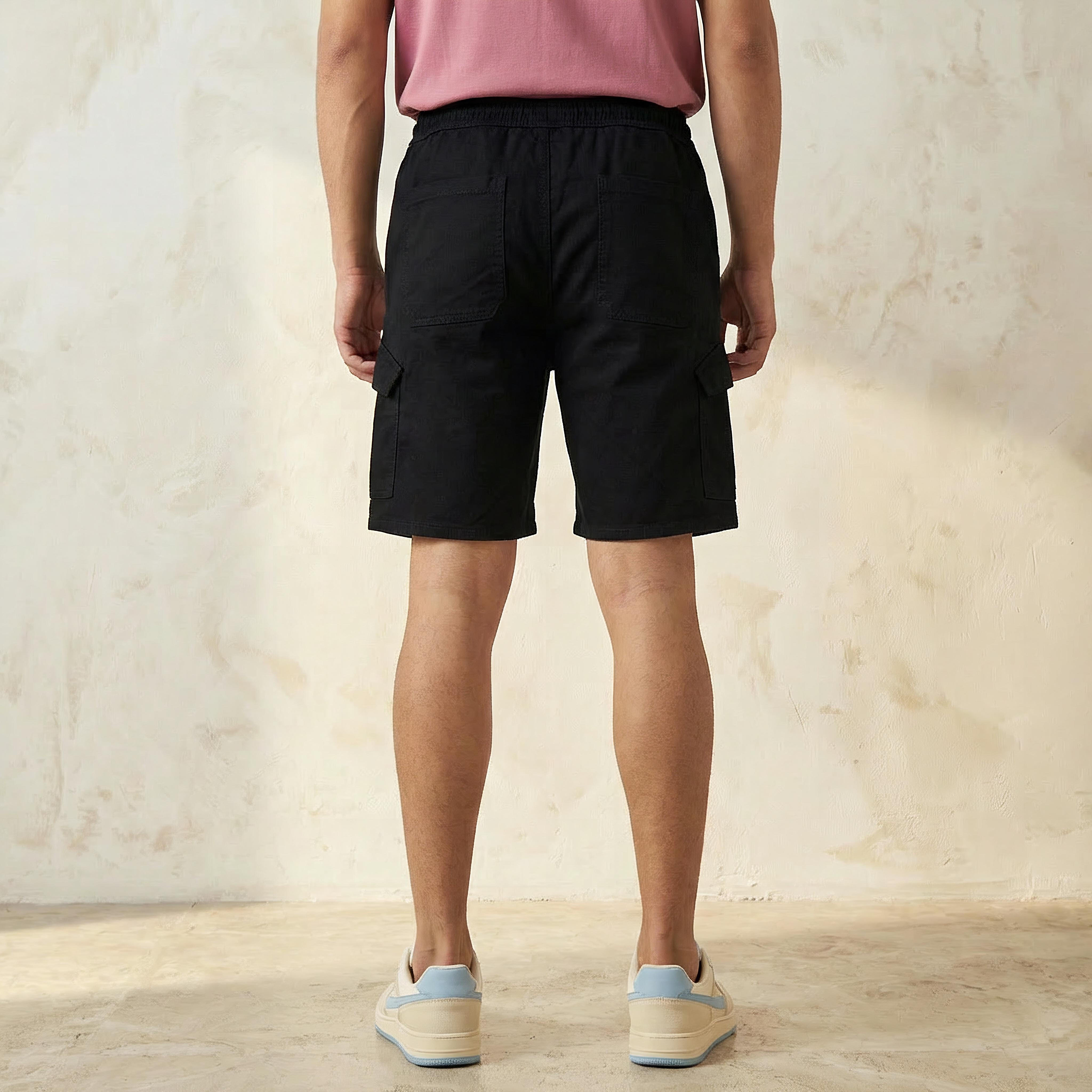 Men Regular Fit Cargo Shorts-men-clothing-bottoms-shorts-image-4