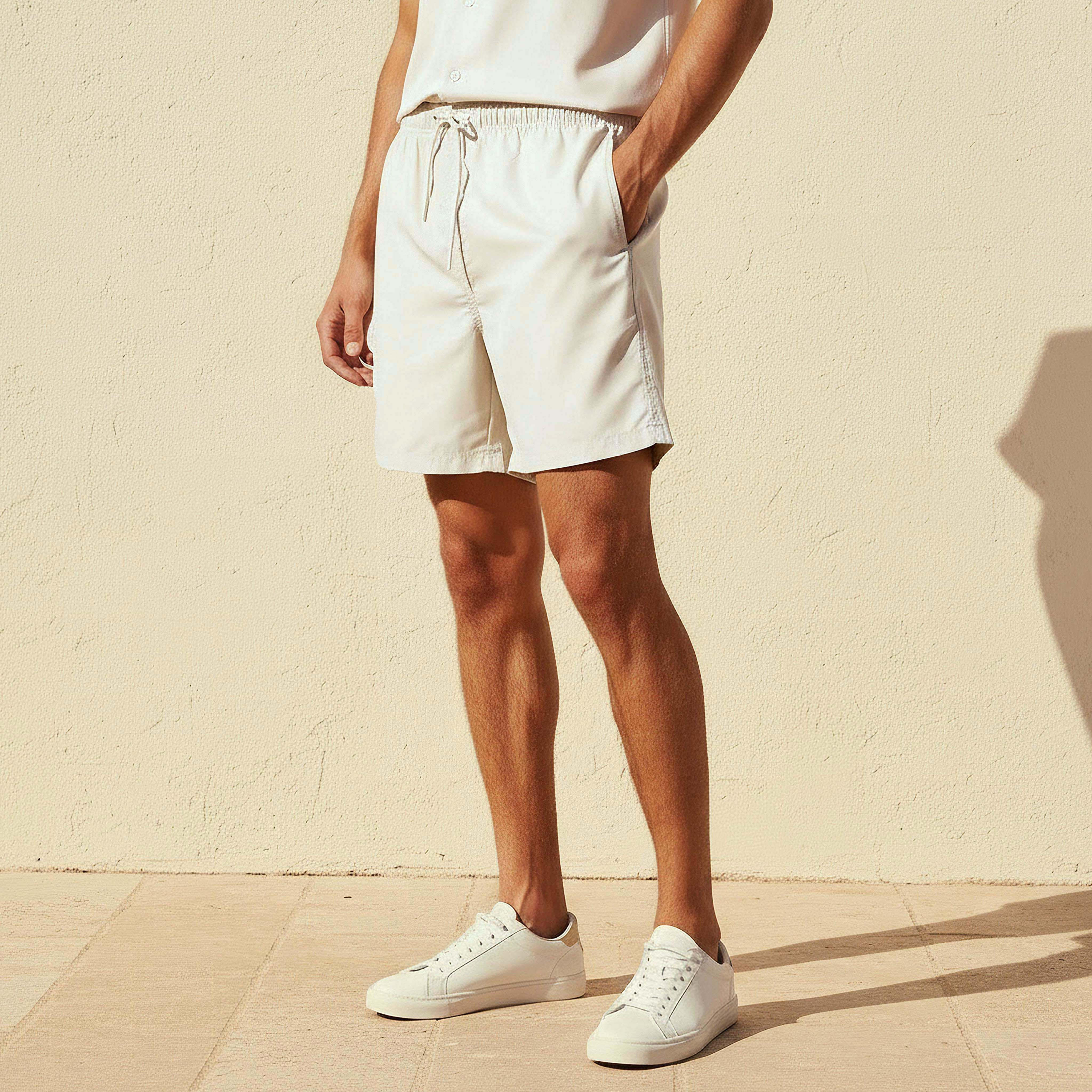 Men Drawstring Waistband Swim Shorts-PROMO_SP_BH__2_RGCC_BUY2FOR8_040325-image-1
