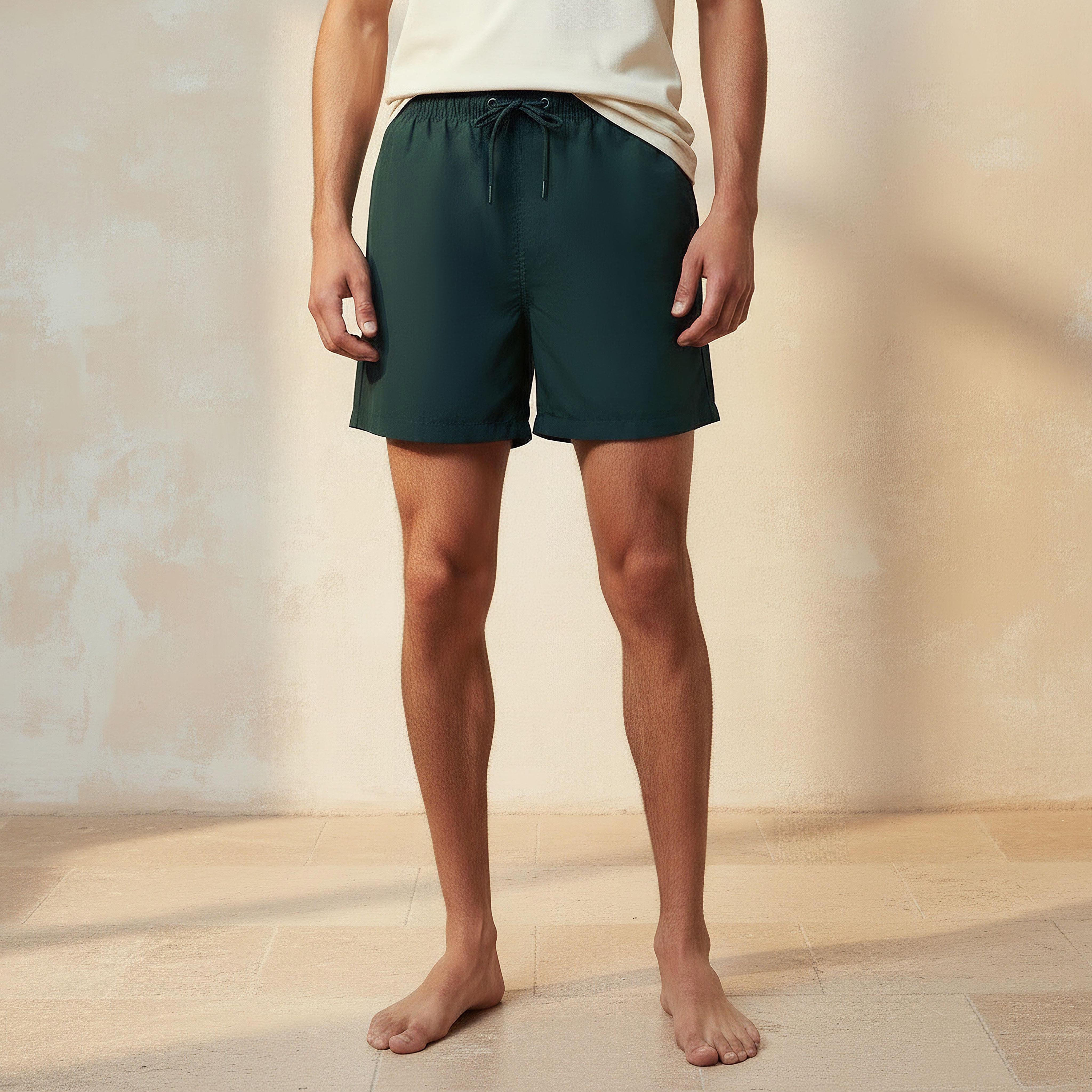 Men Drawstring Waist Swim Shorts-PROMO_SP_KSA_4_BUY2FORSAR79_130625-image-1
