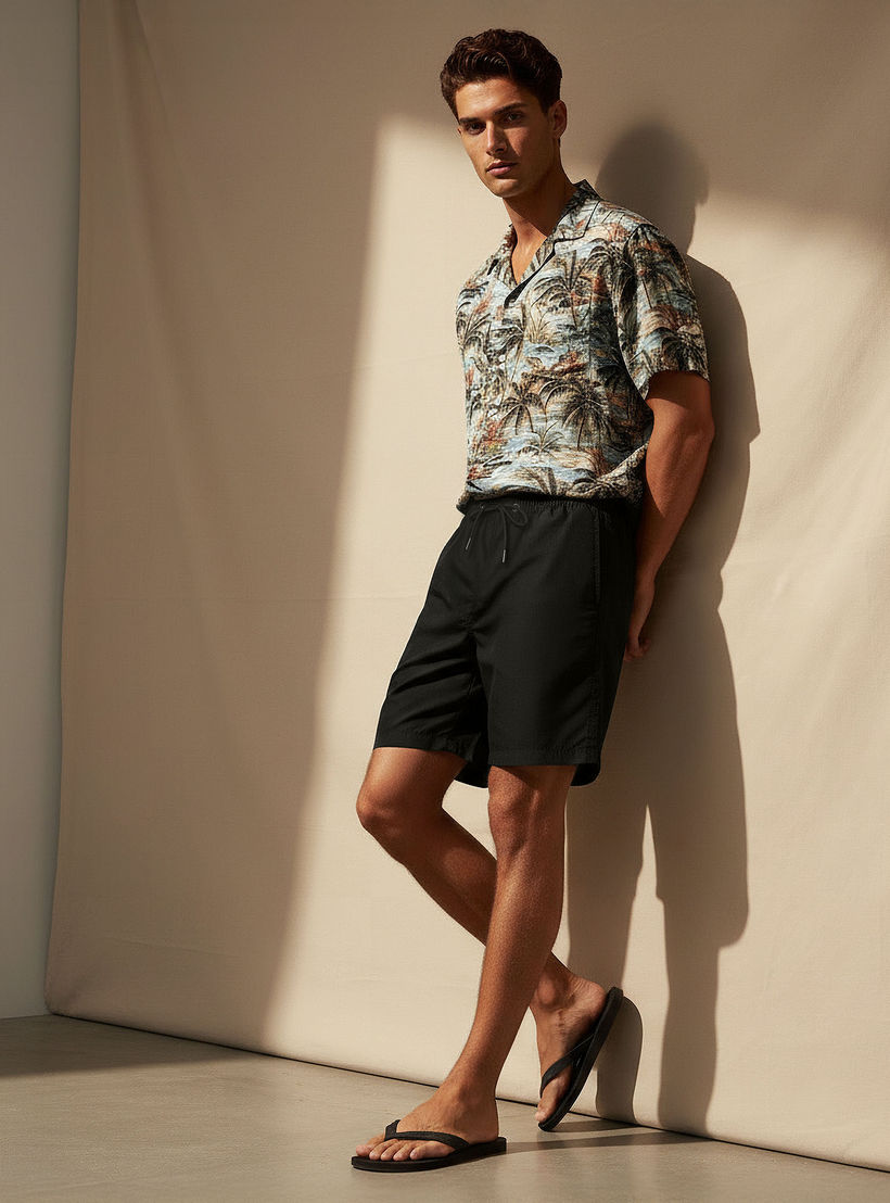 شورت سباحة بخصر برباط للرجال-men-clothing-swimandbeach-shorts-image-3