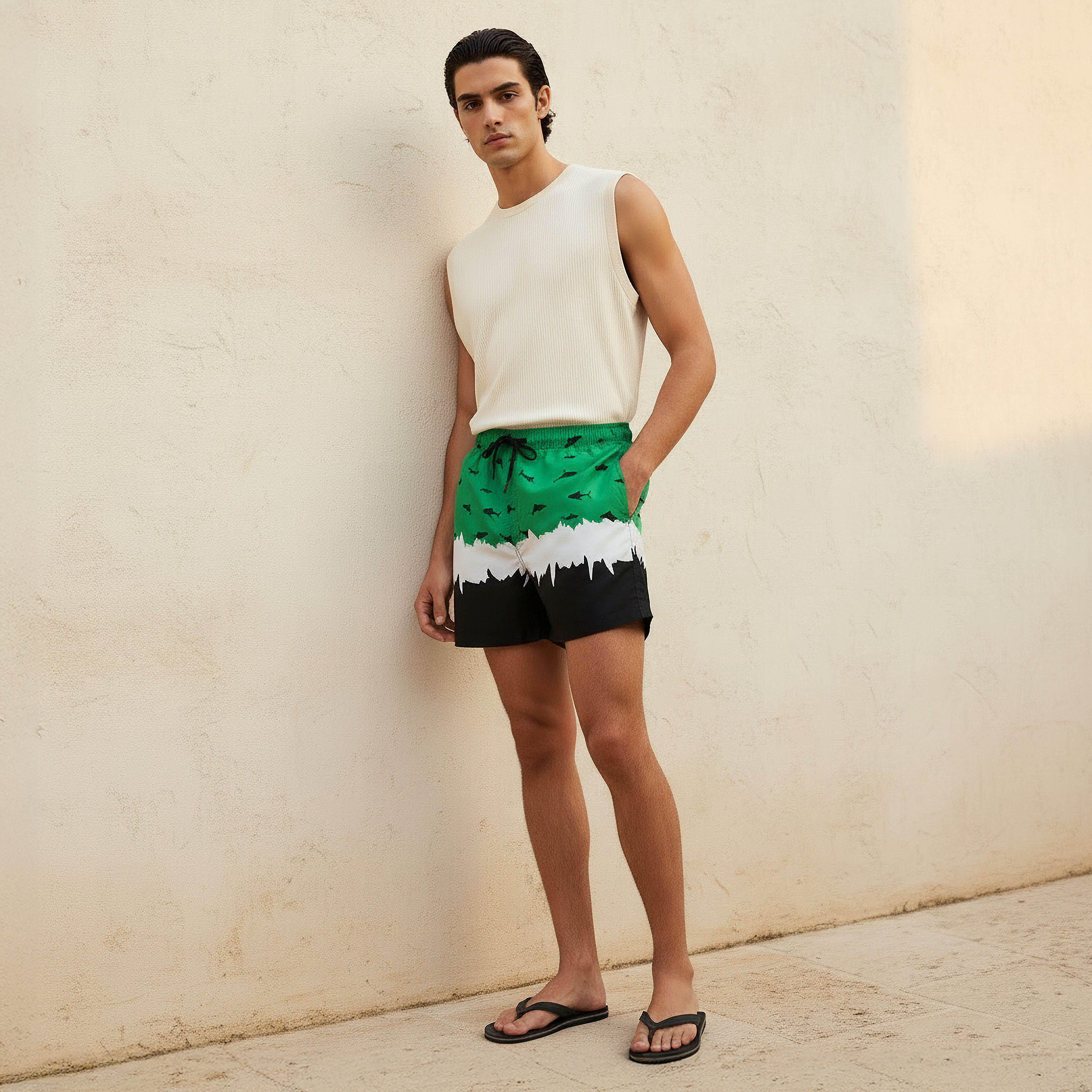 Men Printed Swim Shorts-men-clothing-swimandbeach-shorts-image-3