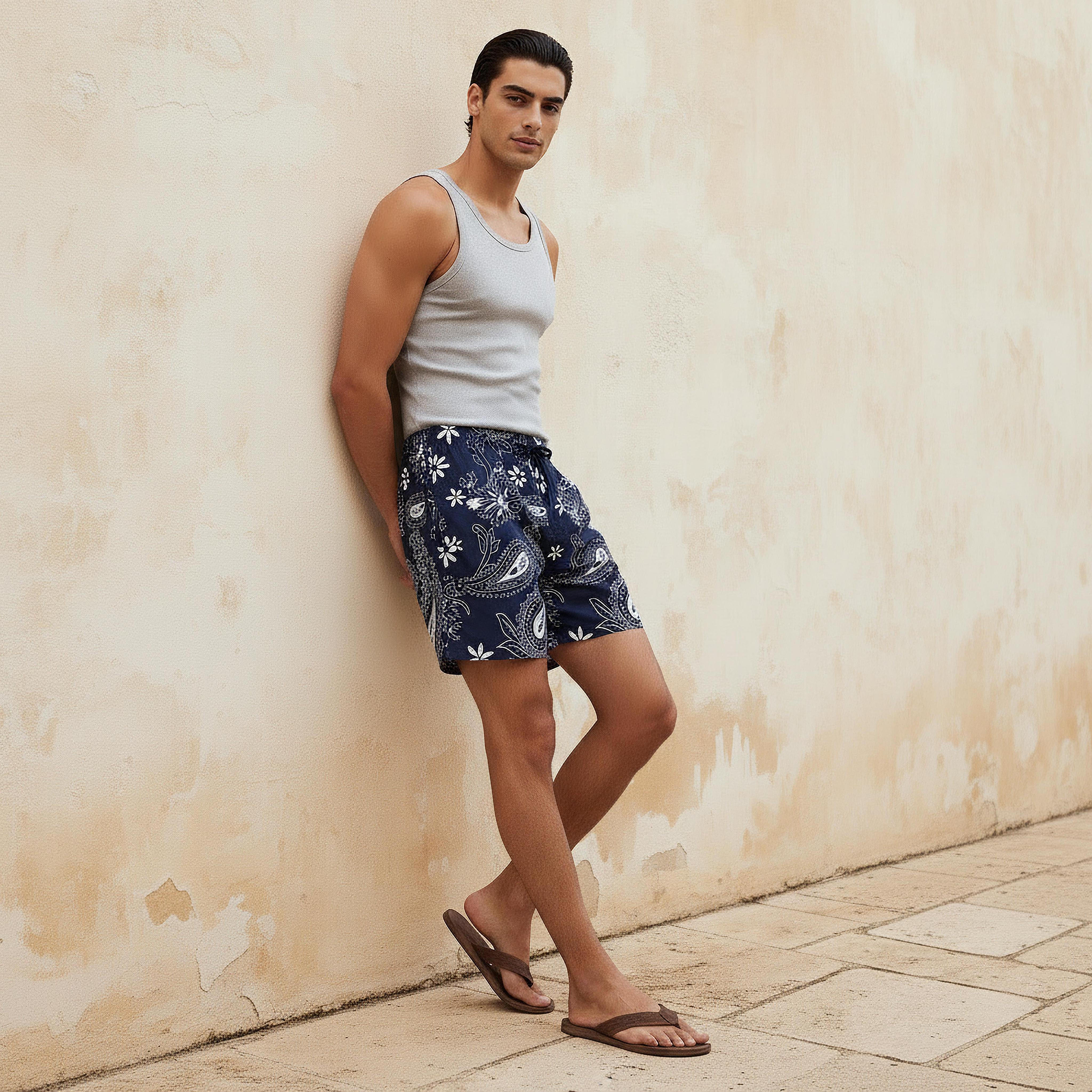 Men Paisley Print Swim Shorts-PROMO_SP_KSA_4_BUY2FORSAR79_130625-image-3