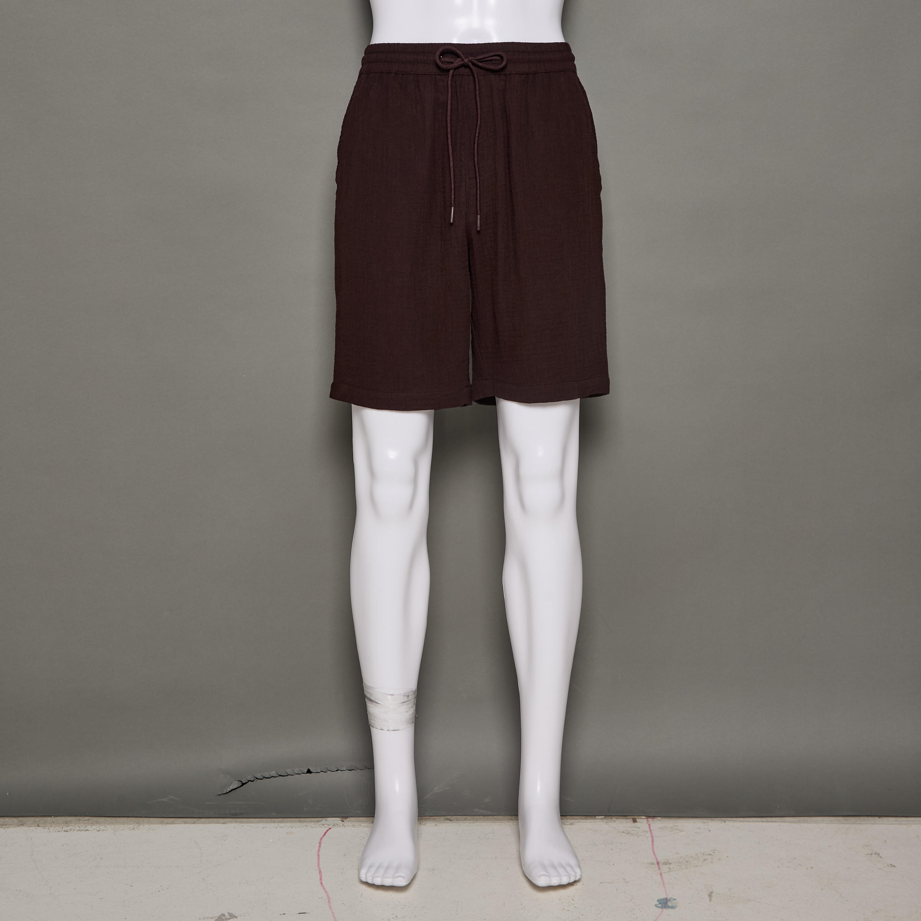 شورت بقصة عادية ورباط إغلاق للرجال-men-clothing-bottoms-shorts-image-1