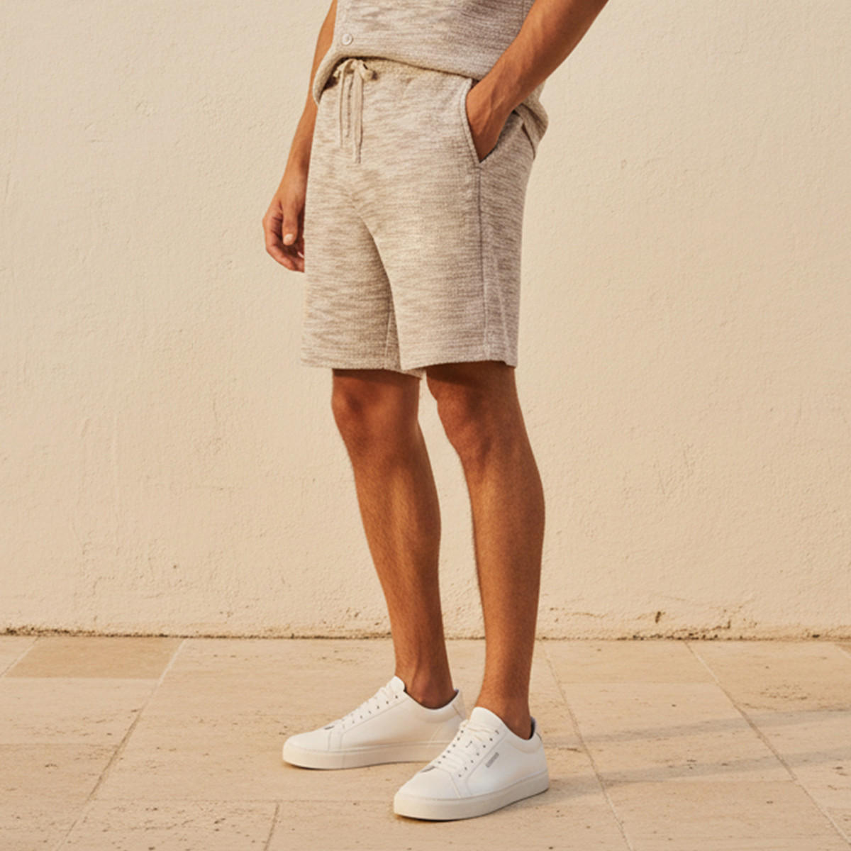 Men Regular Fit Shorts Jacquard-men-clothing-bottoms-shorts-image-1