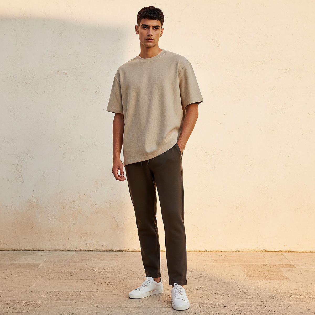 Men Regular Fit Crew Neck Short Sleeve T-shirt-men-clothing-tshirtsandpolos-tshirts-image-3