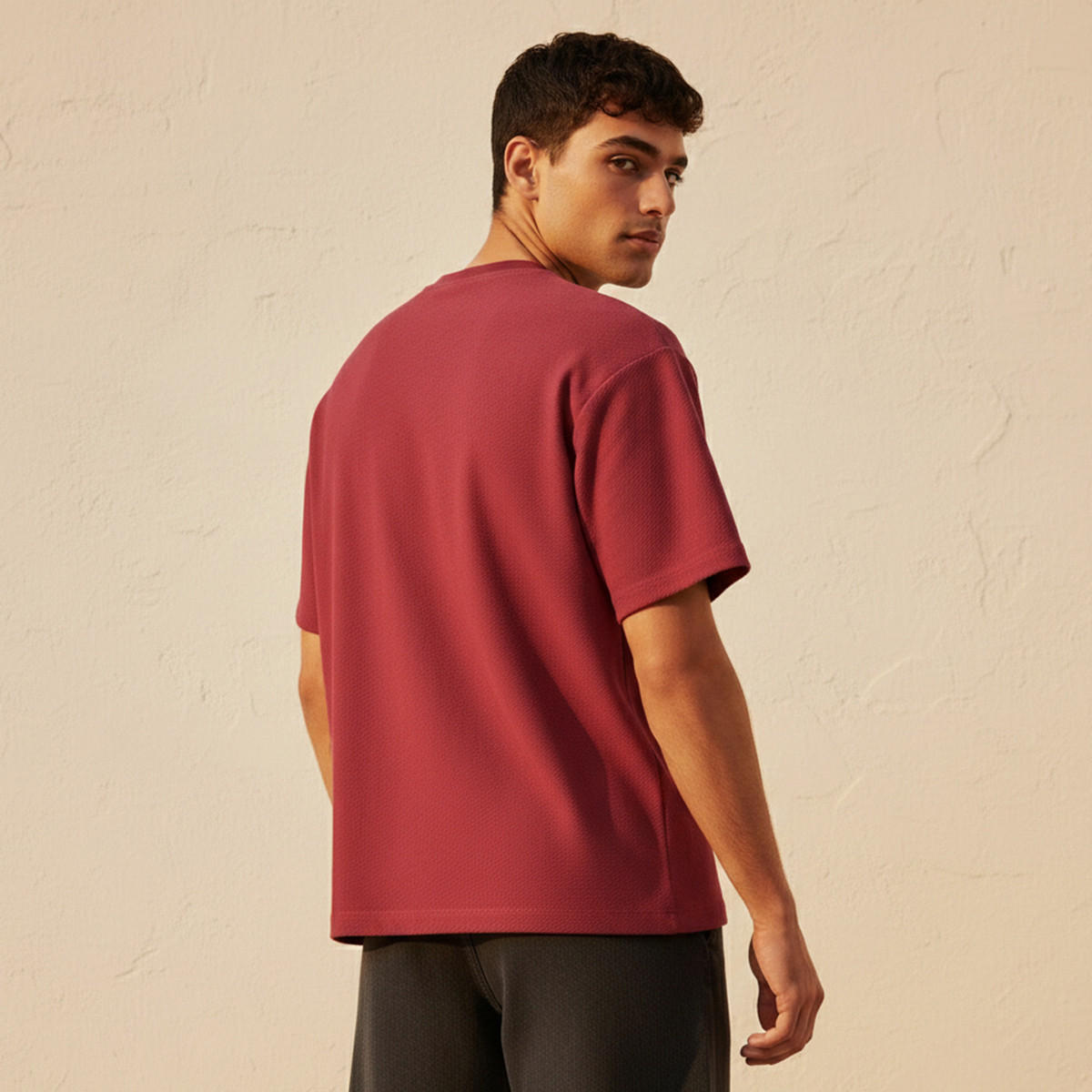 Men Regular Fit Crew Neck Short Sleeve T-shirt-men-clothing-tshirtsandpolos-tshirts-image-4