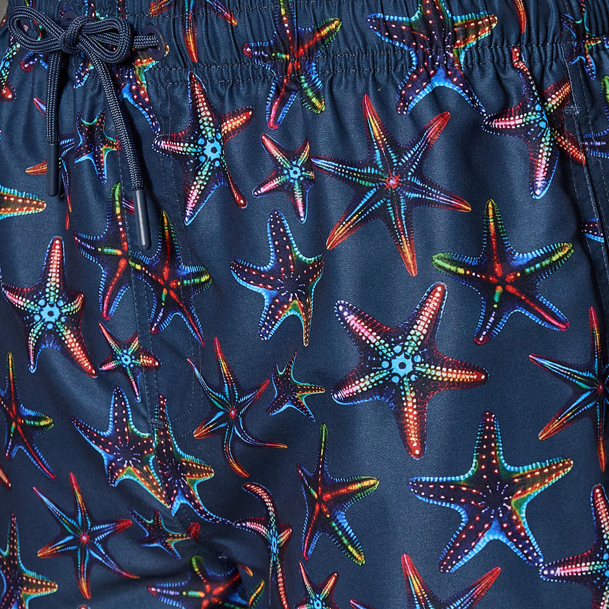 Men Starfish Print Shorts-men-clothing-swimandbeach-shorts-image-2