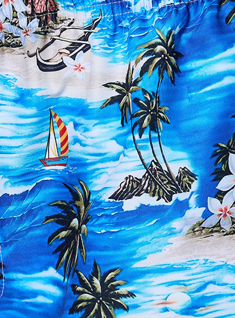 Men Tropical Print Shorts-men-clothing-swimandbeach-shorts-image-2