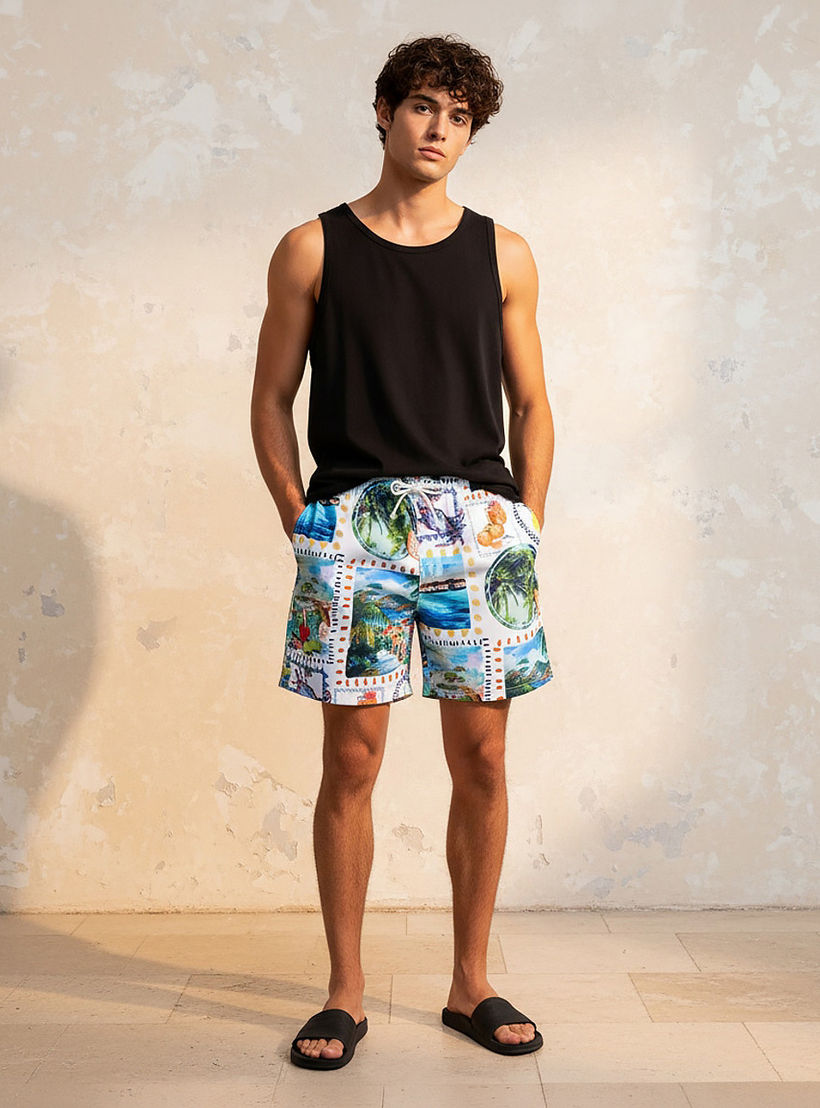 Men Graphic Print Shorts-men-clothing-swimandbeach-shorts-image-3