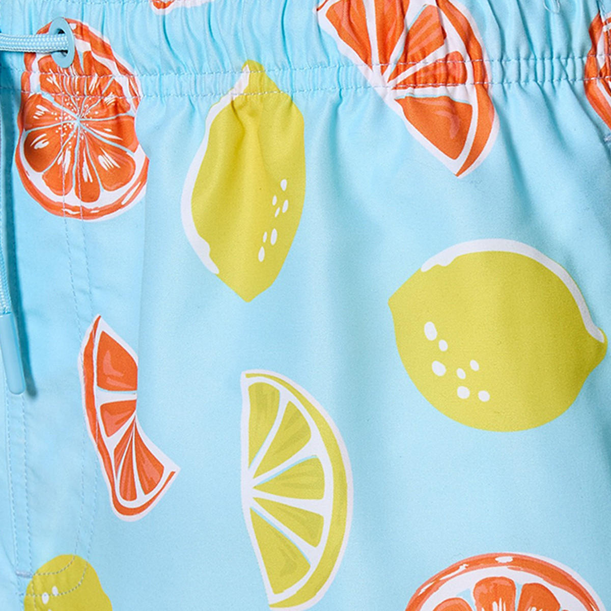 Men Citrus Print Shorts-men-clothing-swimandbeach-shorts-image-2