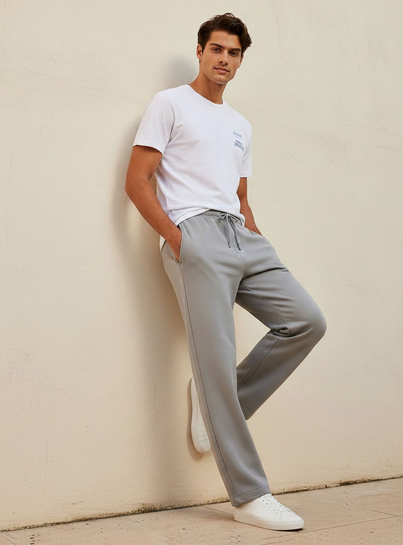 Men Straight Fit Joggers with Drawstring Closure-men-clothing-bottoms-joggers-image-3