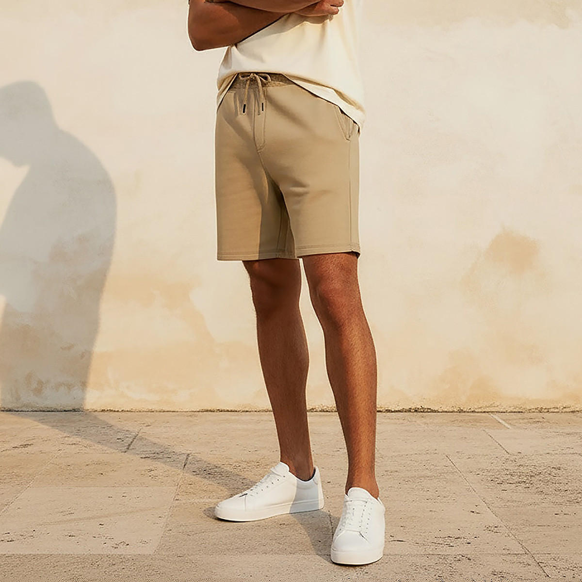 Men Regular Fit Shorts with Cotton Fabric-men-clothing-bottoms-shorts-image-1