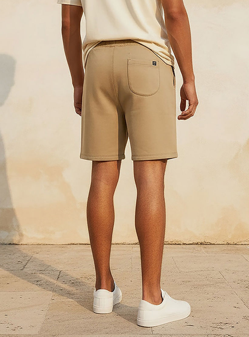 Men Regular Fit Shorts with Cotton Fabric-men-clothing-bottoms-shorts-image-4