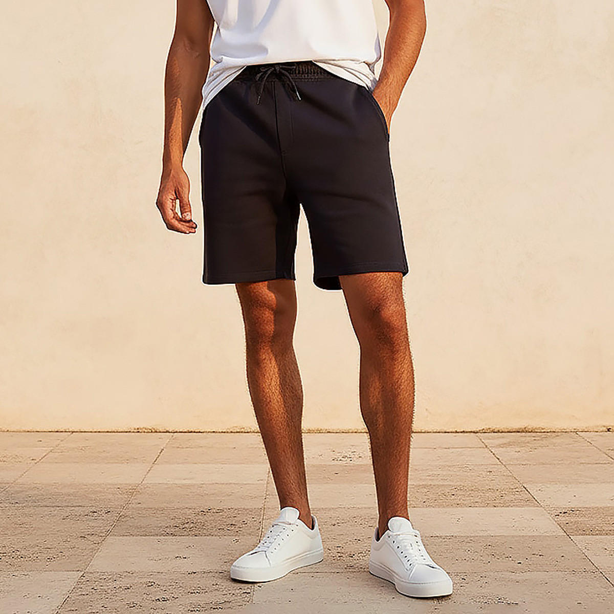 Men Regular Fit Shorts with Cotton Fabric-men-clothing-bottoms-shorts-image-1