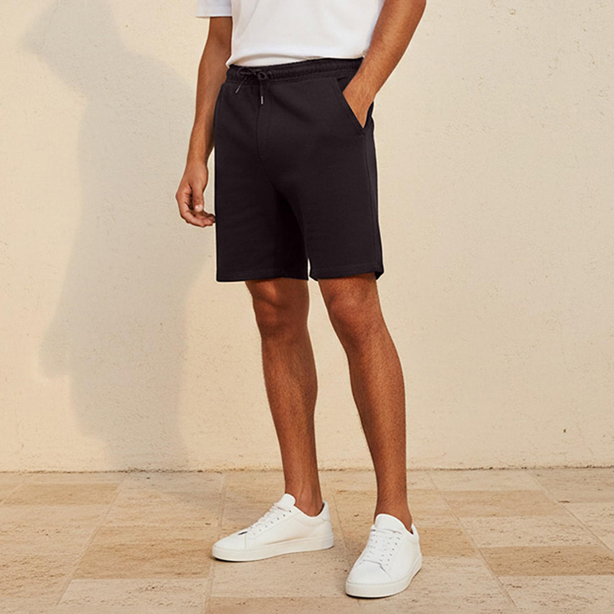 Men Regular Fit Shorts with Cotton Fabric-men-clothing-bottoms-shorts-image-1
