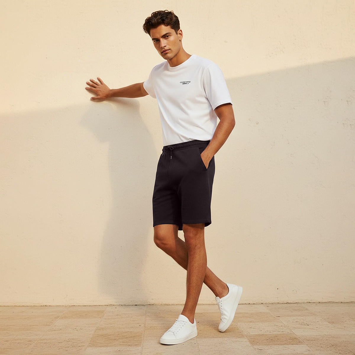 Men Regular Fit Shorts with Cotton Fabric-men-clothing-bottoms-shorts-image-3
