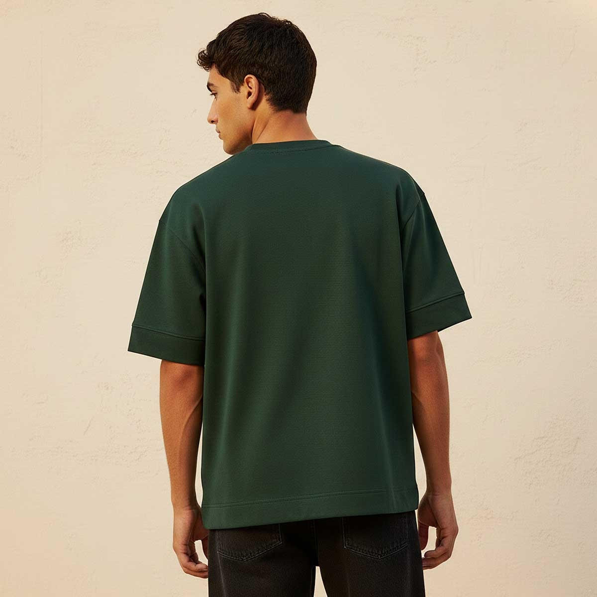 تيشيرت بقصة بوكسي وياقة ضيقة من سبلاش يوث-men-clothing-tshirtsandpolos-tshirts-image-4