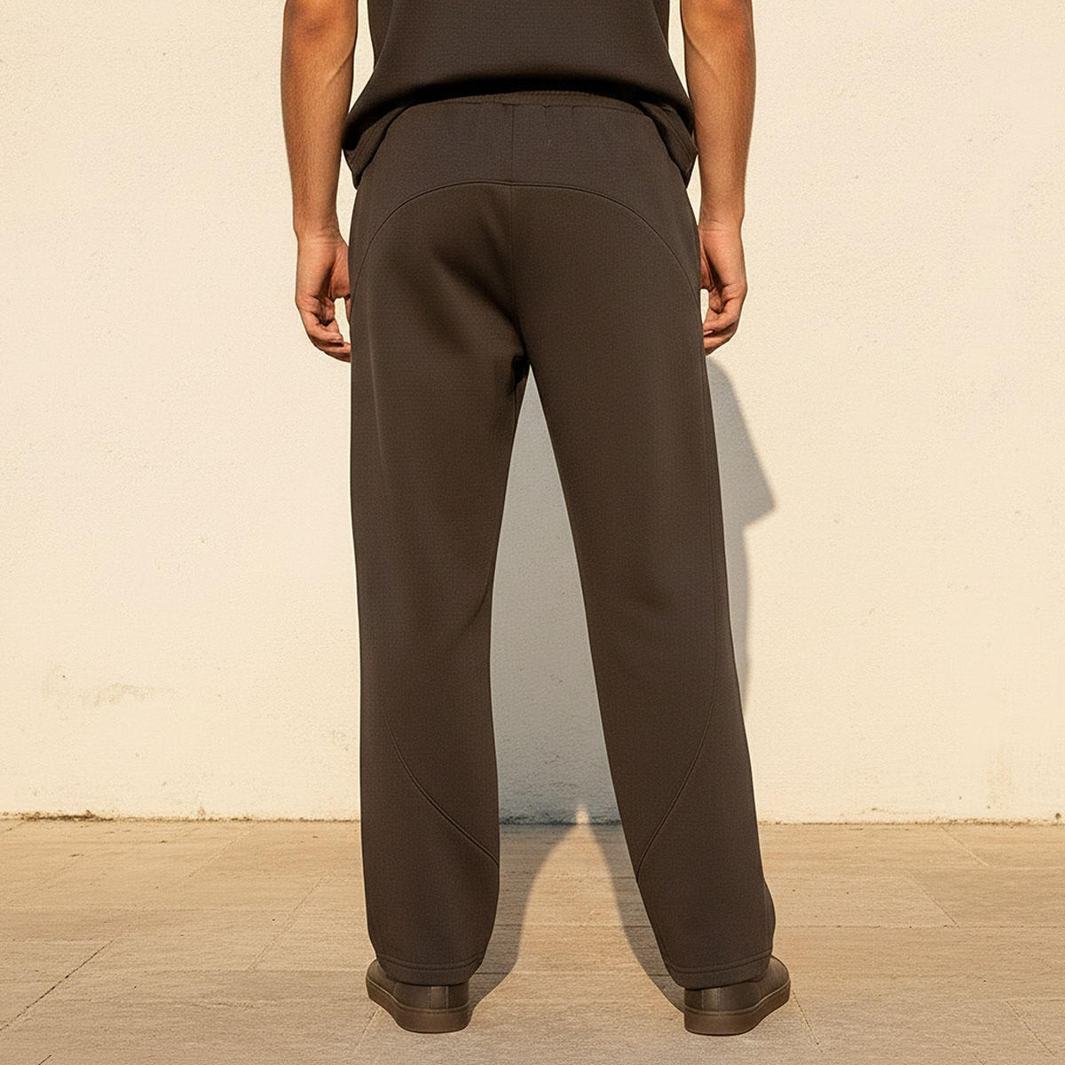 بنطلون رياضي إنترلوك بقصة عادية من ستارتر-men-clothing-bottoms-joggers-image-4