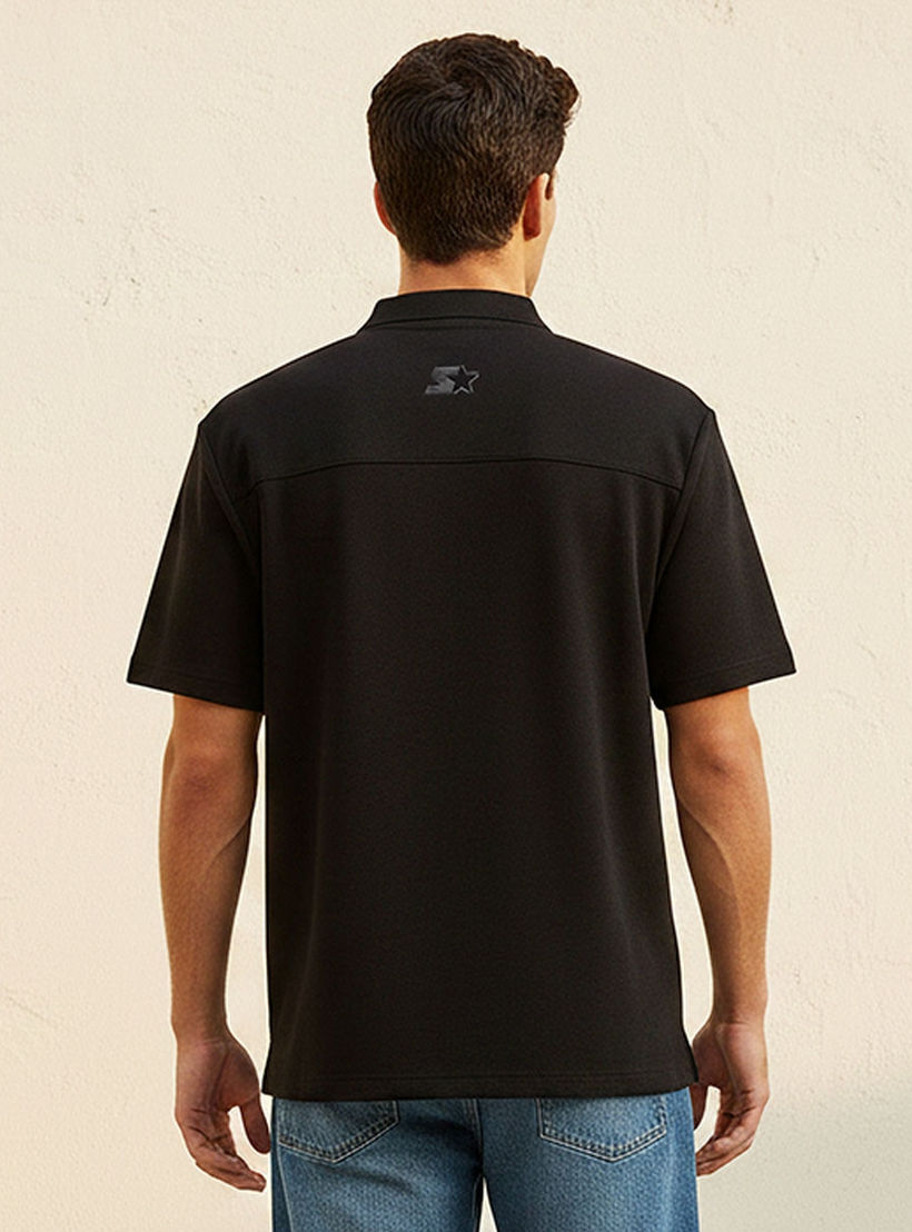 تيشيرت بولو بأكمام قصيرة وملمس بارز من ستارتر-men-clothing-tshirtsandpolos-polos-image-4