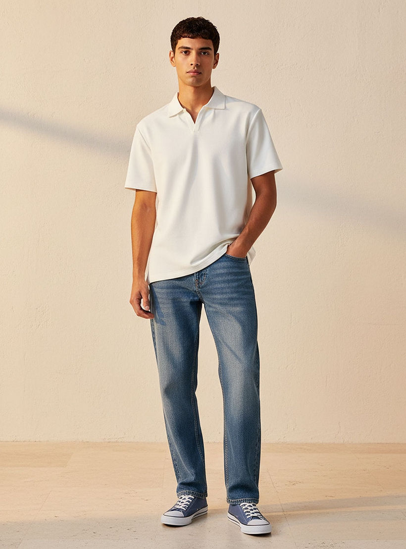 Starter Short Sleeves Textured Polo T-shirt-men-clothing-tshirtsandpolos-polos-image-3