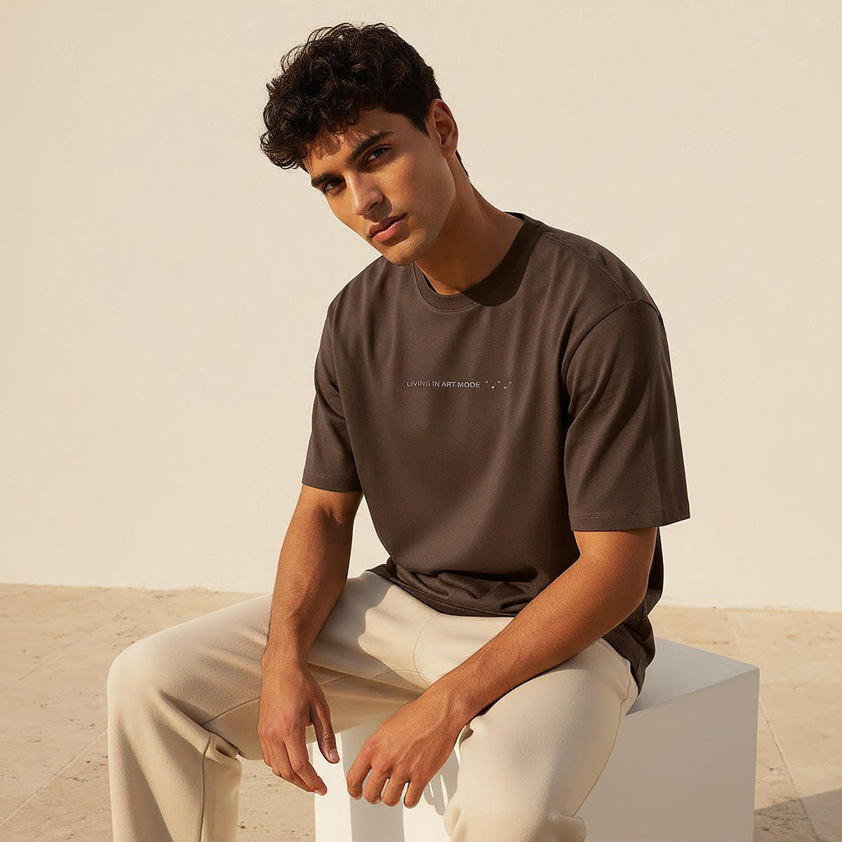 Men Regular Fit Crew Neck Short Sleeve Typographic Print T-shirt-men-clothing-tshirtsandpolos-tshirts-image-5