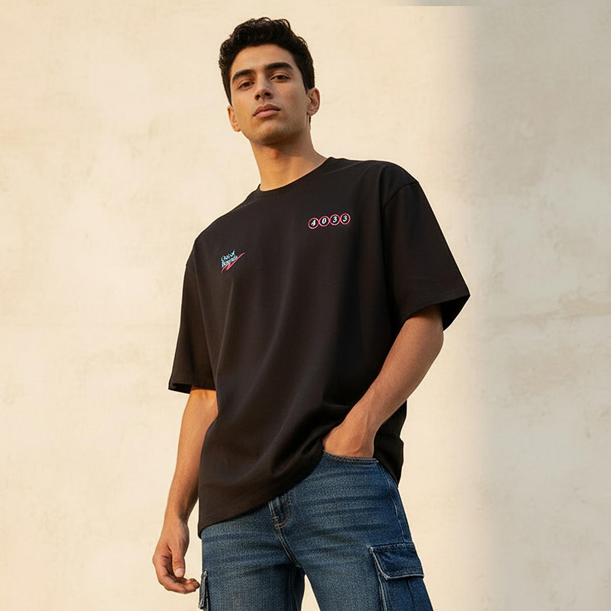 Men Regular Fit Crew Neck Short Sleeve Printed T-shirt-men-clothing-tshirtsandpolos-tshirts-image-1