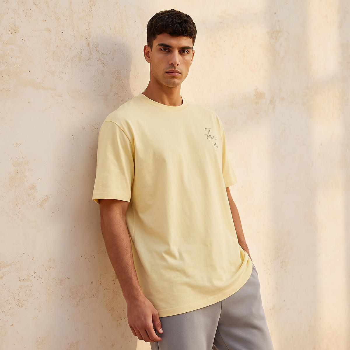 Men Regular Fit Crew Neck Short Sleeve Printed T-shirt-men-clothing-tshirtsandpolos-tshirts-image-1