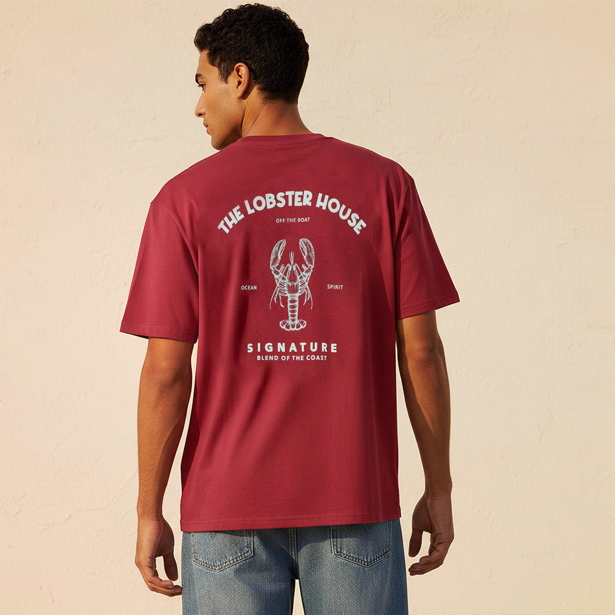 تيشيرت بقصة عادية وياقة ضيقة وأكمام قصيرة وطبعات من سبلاش يوث-men-clothing-tshirtsandpolos-tshirts-image-4