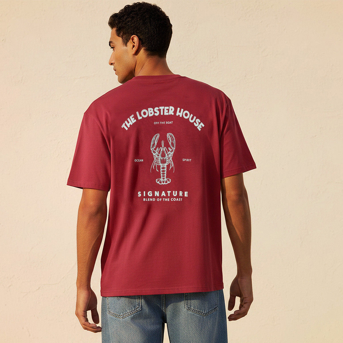 تيشيرت بقصة عادية وياقة ضيقة وأكمام قصيرة وطبعات من سبلاش يوث-men-clothing-tshirtsandpolos-tshirts-image-4