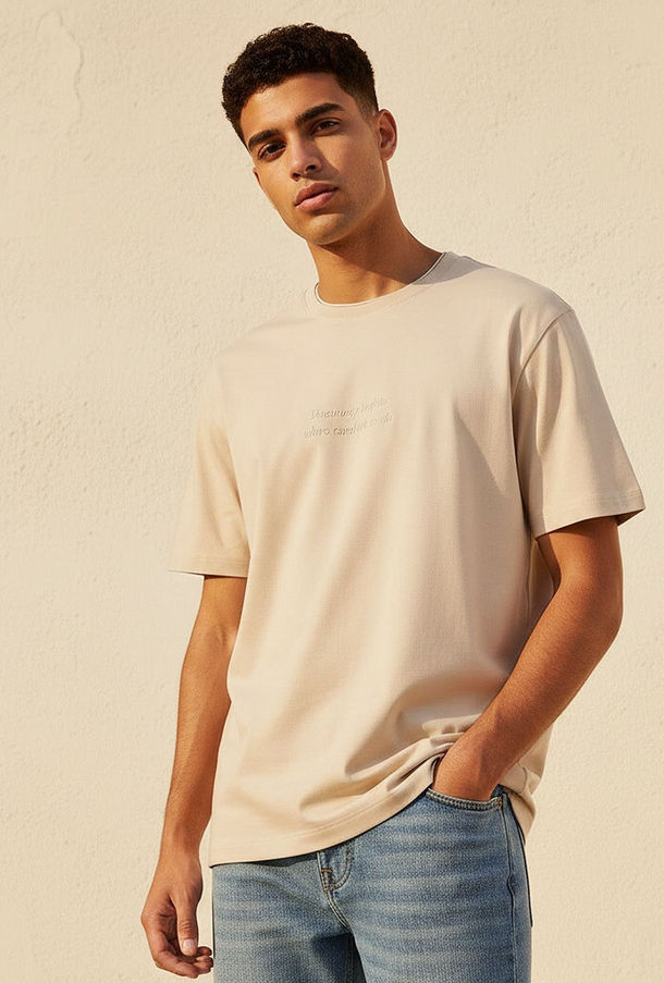 Splash Youth Regular Fit Crew Neck Short Sleeves Slogan Print T-shirt-men-clothing-tshirtsandpolos-image-1