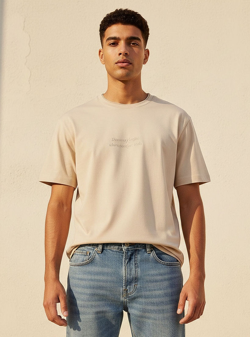 Splash Youth Regular Fit Crew Neck Short Sleeves Slogan Print T-shirt-men-clothing-tshirtsandpolos-tshirts-image-5