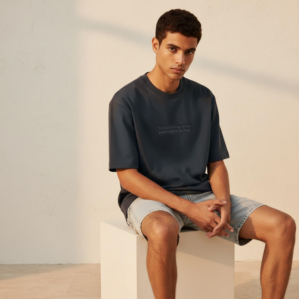 تيشيرت برقبة ضيقة وأكمام قصيرة وقصة عادية وطبعات شعار يوث من سبلاش-men-clothing-tshirtsandpolos-tshirts-image-6