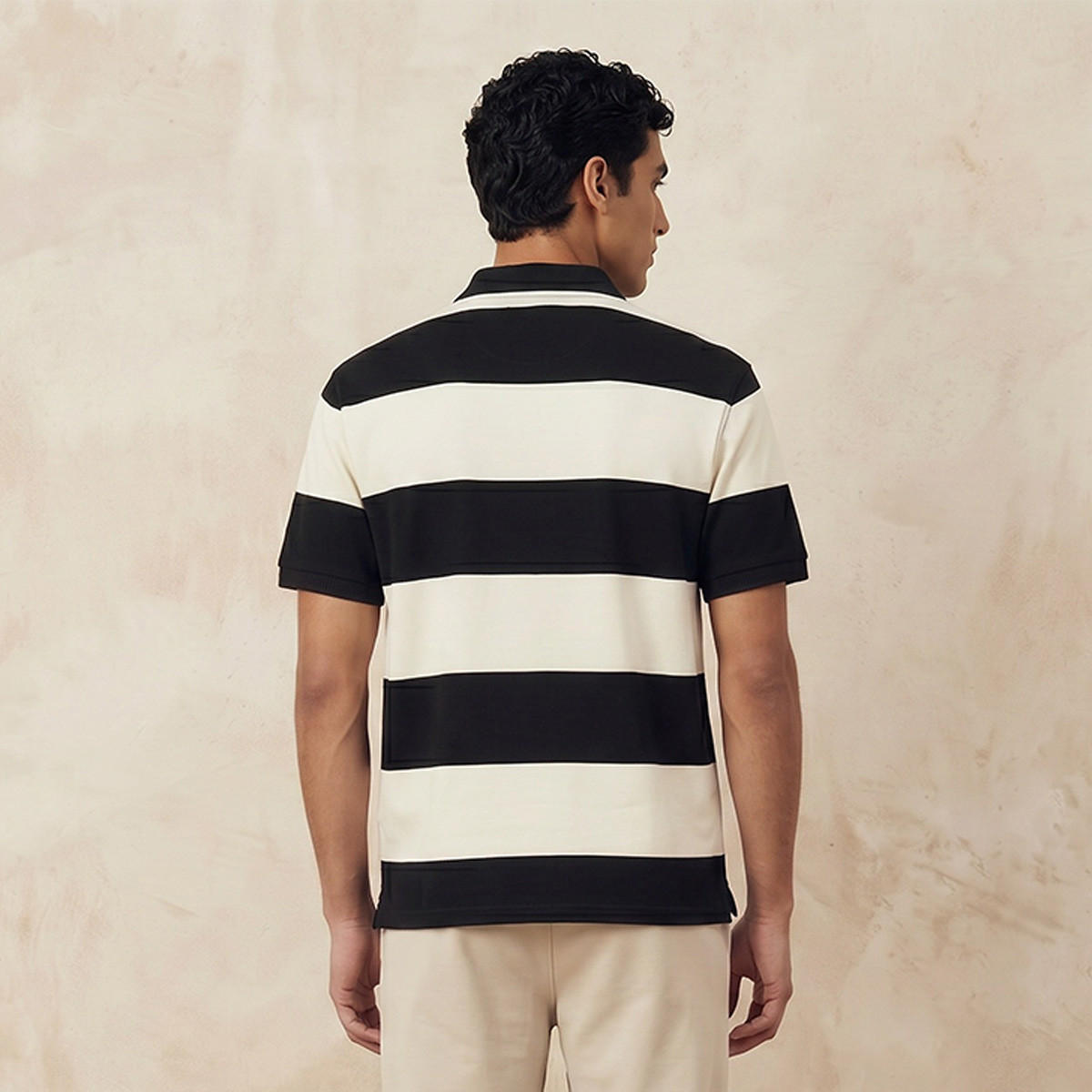 تيشيرت بولو مقلم بأكمام قصيرة من سبلاش يوث-men-clothing-tshirtsandpolos-polos-image-4