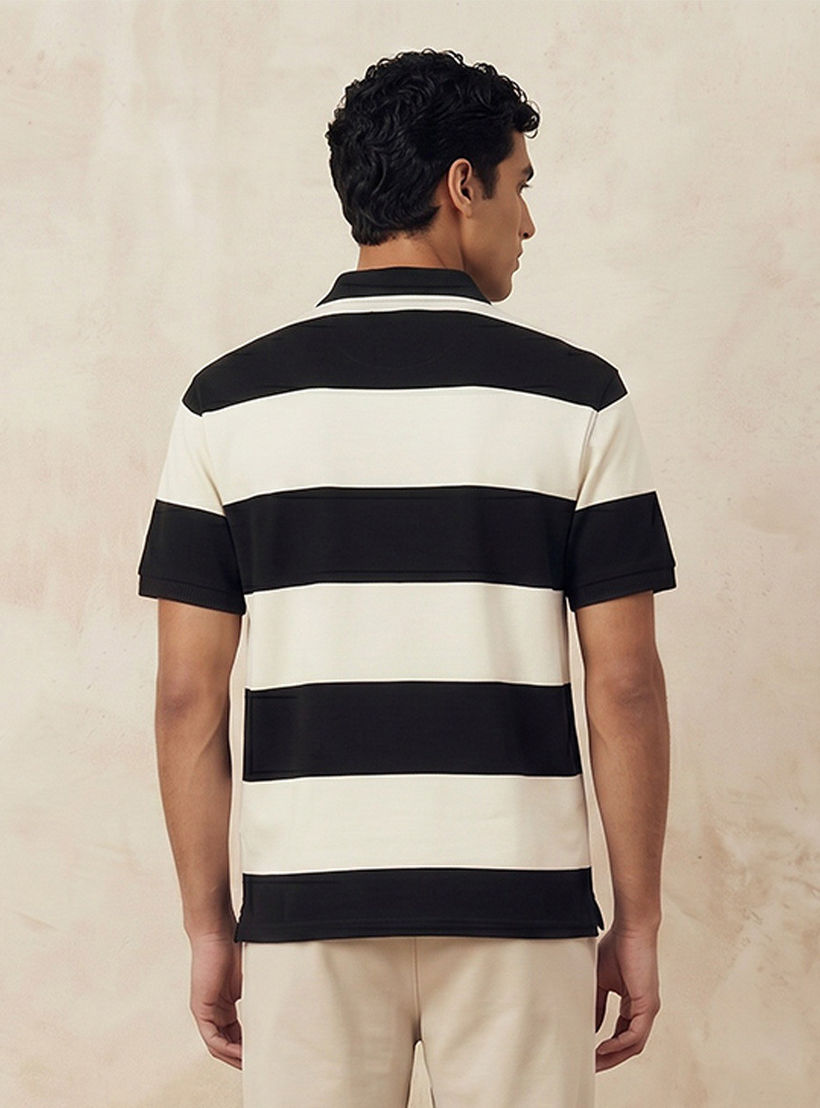 تيشيرت بولو مقلم بأكمام قصيرة من سبلاش يوث-men-clothing-tshirtsandpolos-polos-image-4