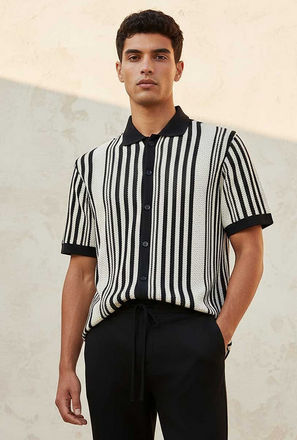Splash Youth Striped Short Sleeves Shirt-men-clothing-image-1