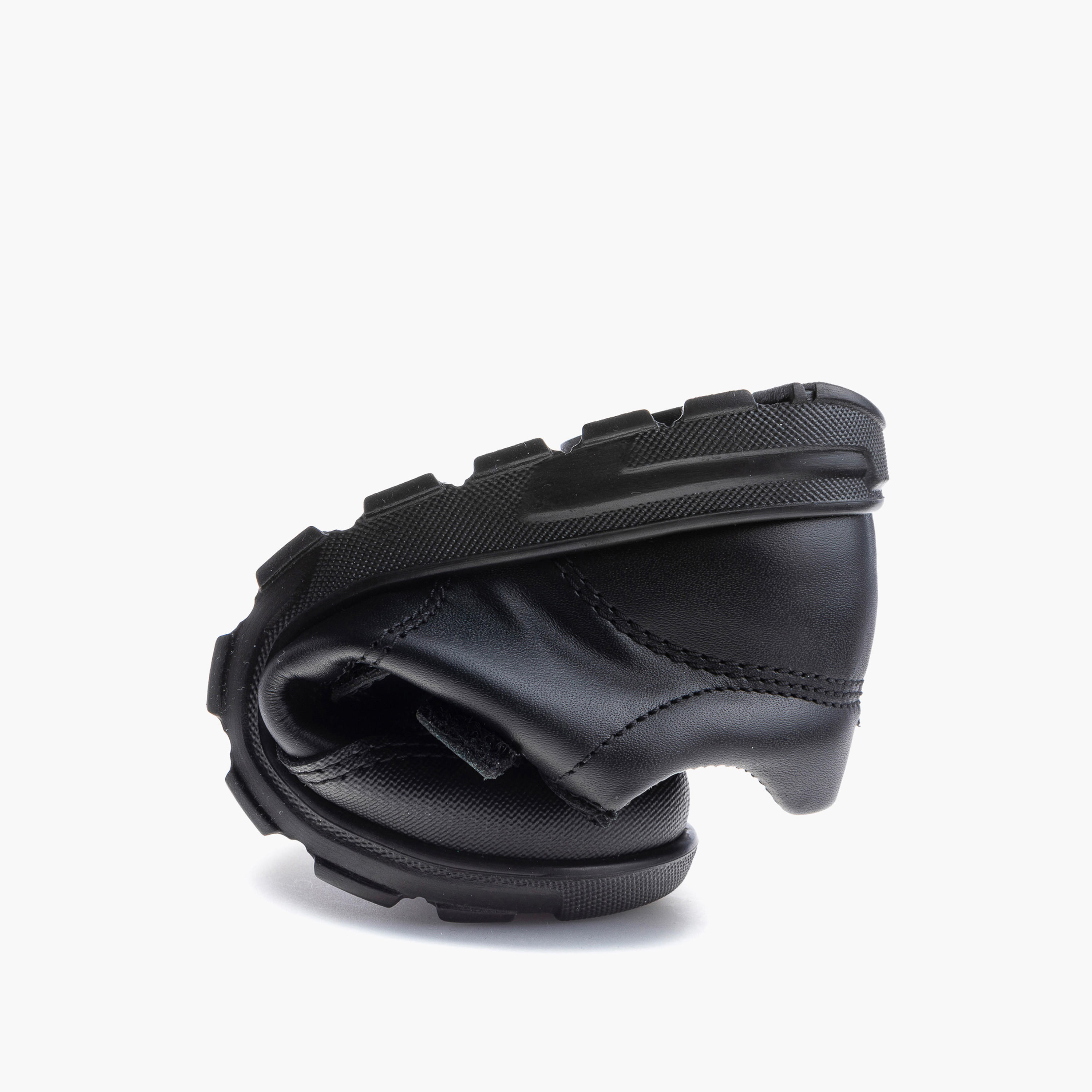 Pablosky Kids' Panelled School Shoes with Hook and Loop Closure - 354710-boys-shoes-sneakers-image-7