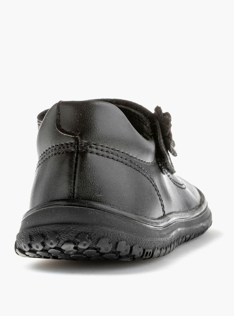 حذاء ماري جين مدرسي بزينة وشريط إغلاق لاصق للبنات من بابلوسكي - 355015-J-girls-shoes-schoolshoes-image-3